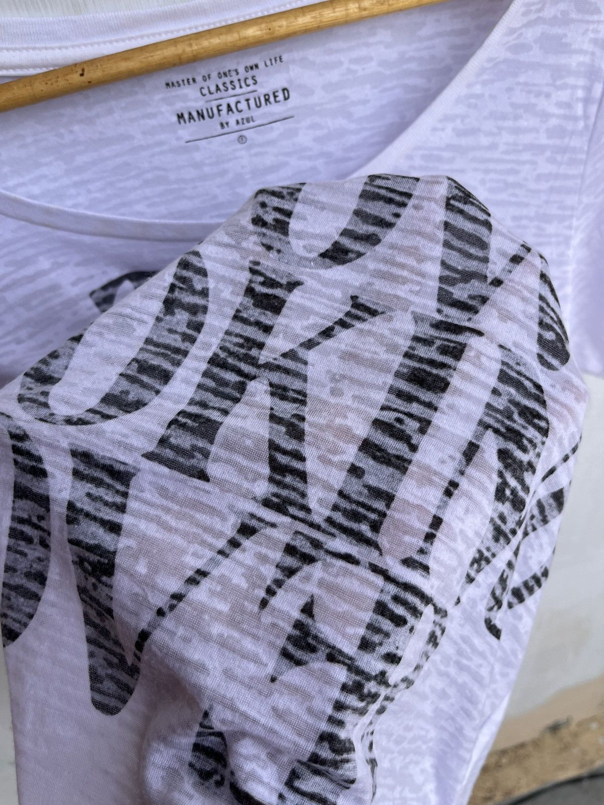 20471120 × Hysteric Glamour × Japanese Brand AZUL POEM THE FACTORY MESH TOP TEE Size US S / EU 44-46 / 1 - 3 Thumbnail