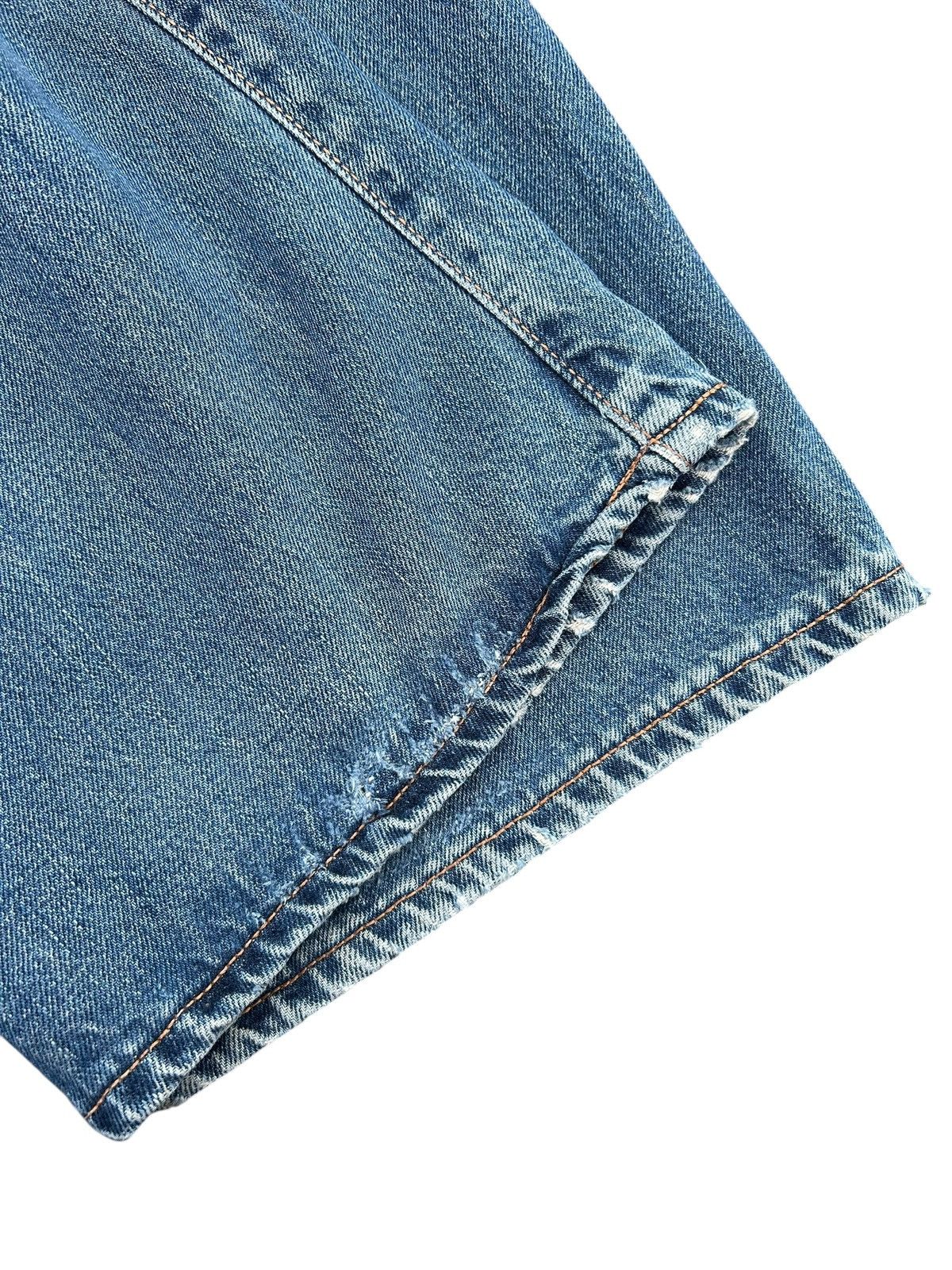Kapital Vintage Edwin 505 Selvedge Thrashed Distressed Denim Jeans Size US 33 - 14 Thumbnail