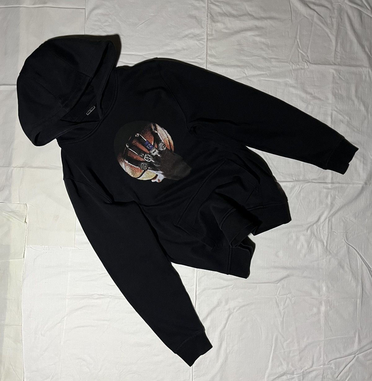 Vintage Mistertee Jordan Hand Hoodie ‘ Hail The King ‘ Size US L / EU 52-54 / 3 - 1 Thumbnail