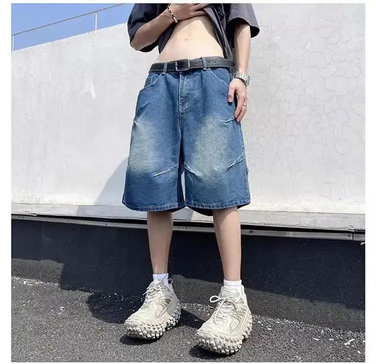 Japanese Brand Retro straight leg washed jeans Size US 32 / EU 48 - 5 Thumbnail
