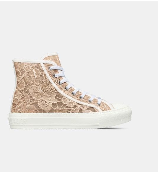 Dior o1w1db10924 Walk'n High-Top Sneaker in White & Beige Size US 12 / IT 42 - 1 Thumbnail