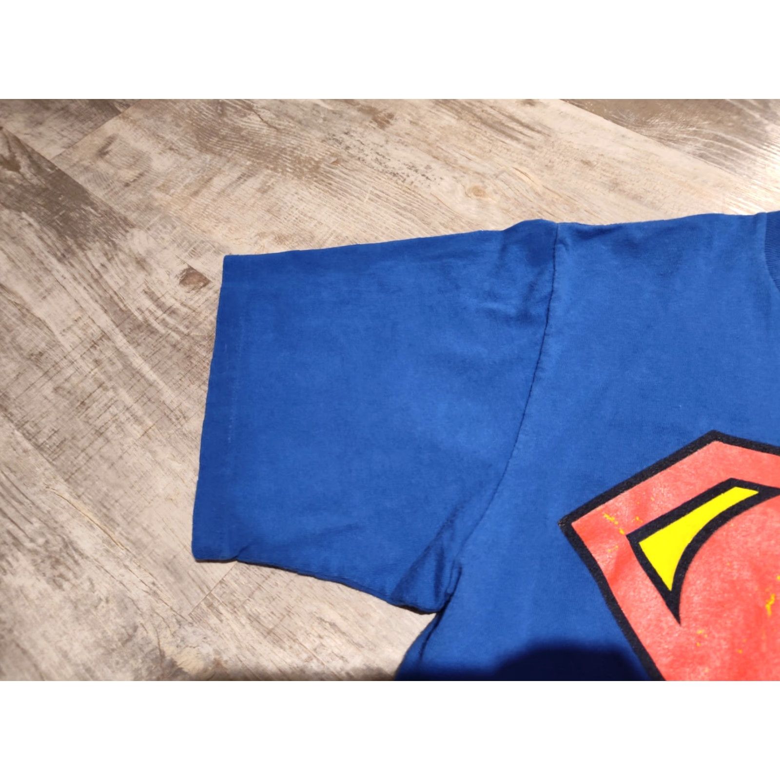 Vintage VINTAGE Warner Bros Superman Big Logo Shirt Mens Large Blue Adult Large Cotton Crew Neck Short Sleeve VGUC Size US L / EU 52-54 / 3 - 6 Thumbnail