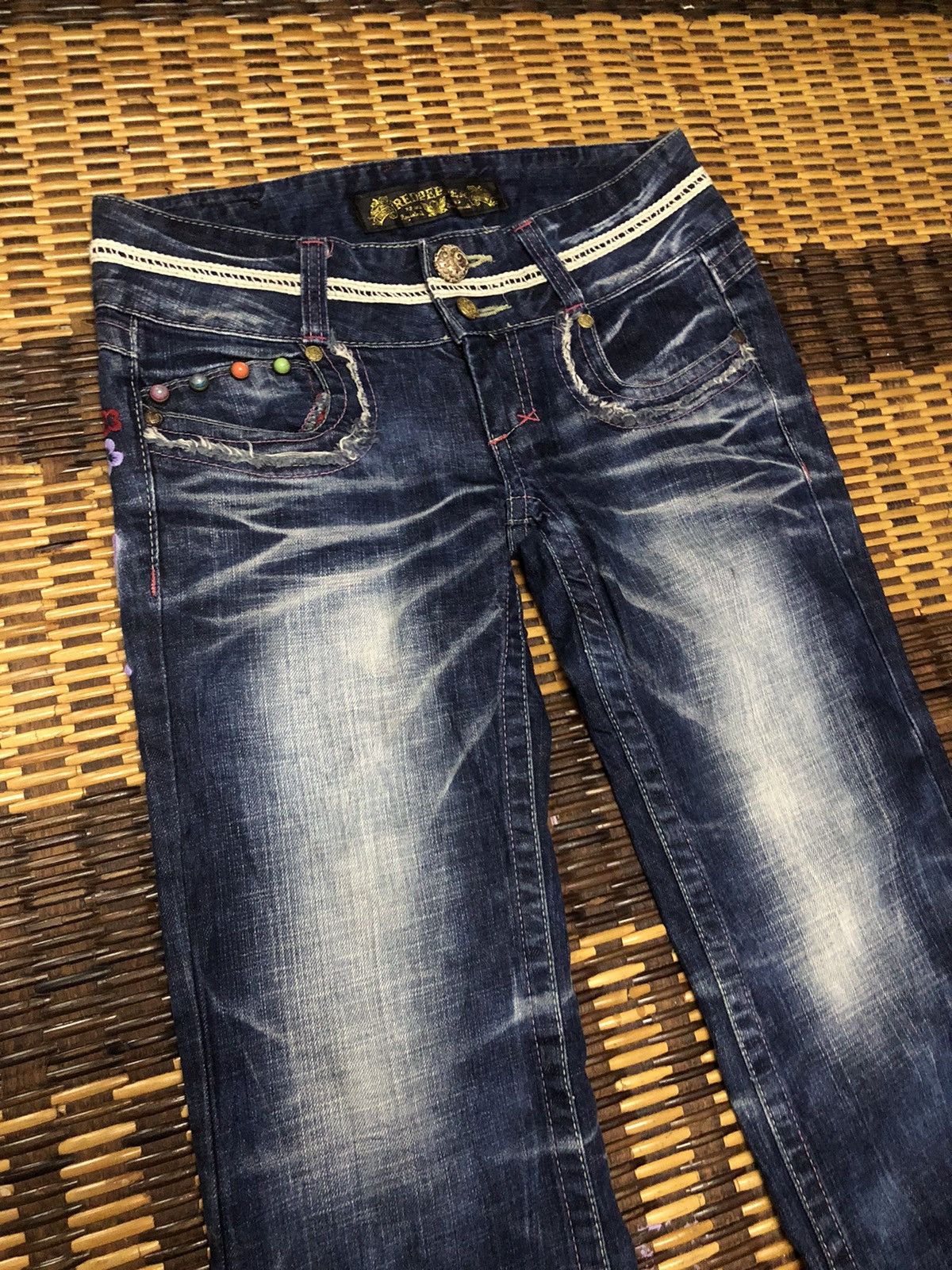 Designer × Hysteric Glamour × Japanese Brand Vintage Red Pepper Jeans Japanese Brand Size 31" - 8 Thumbnail