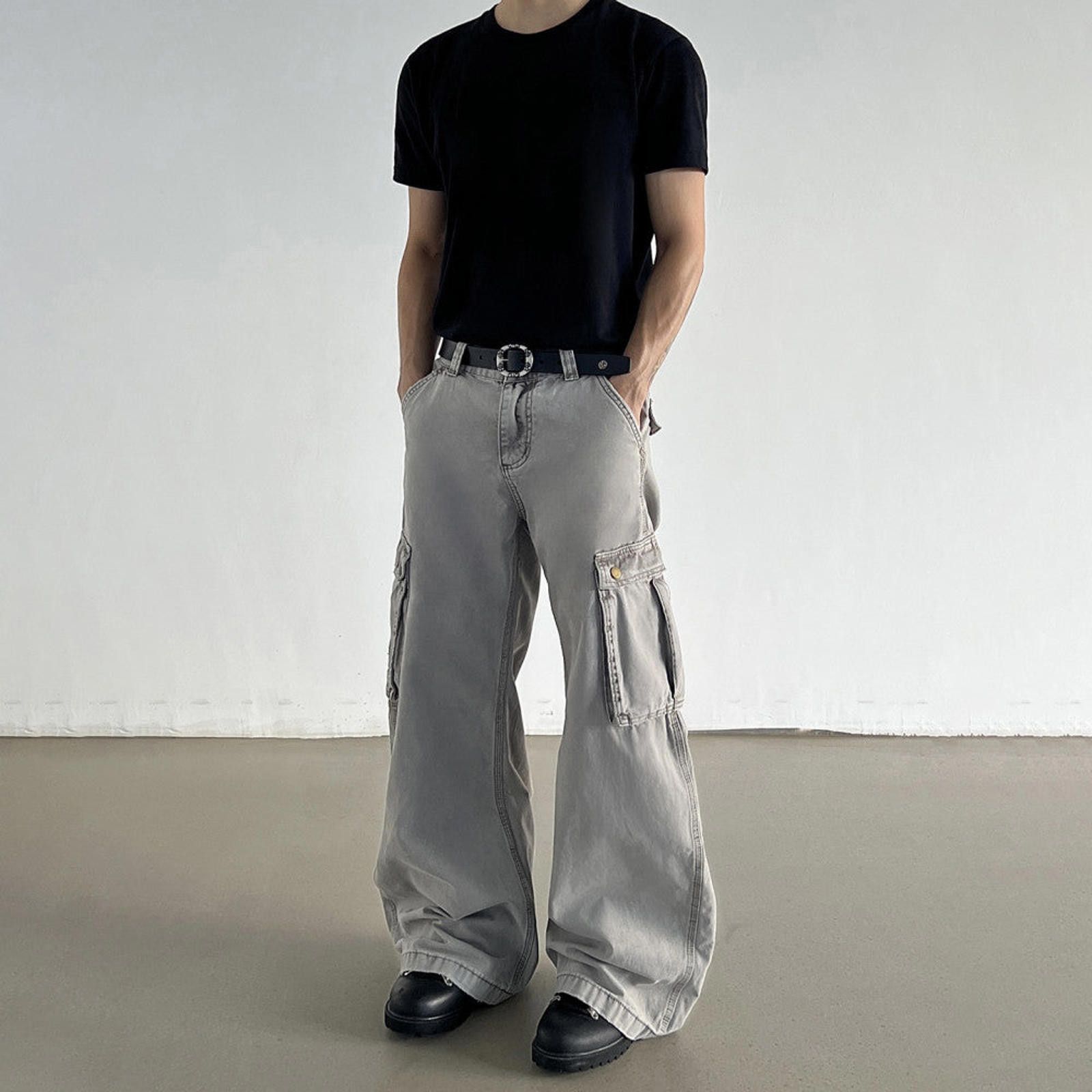 Other Multi Pocket Gray Cargo Pants Size US 30 / EU 46 - 1 Thumbnail