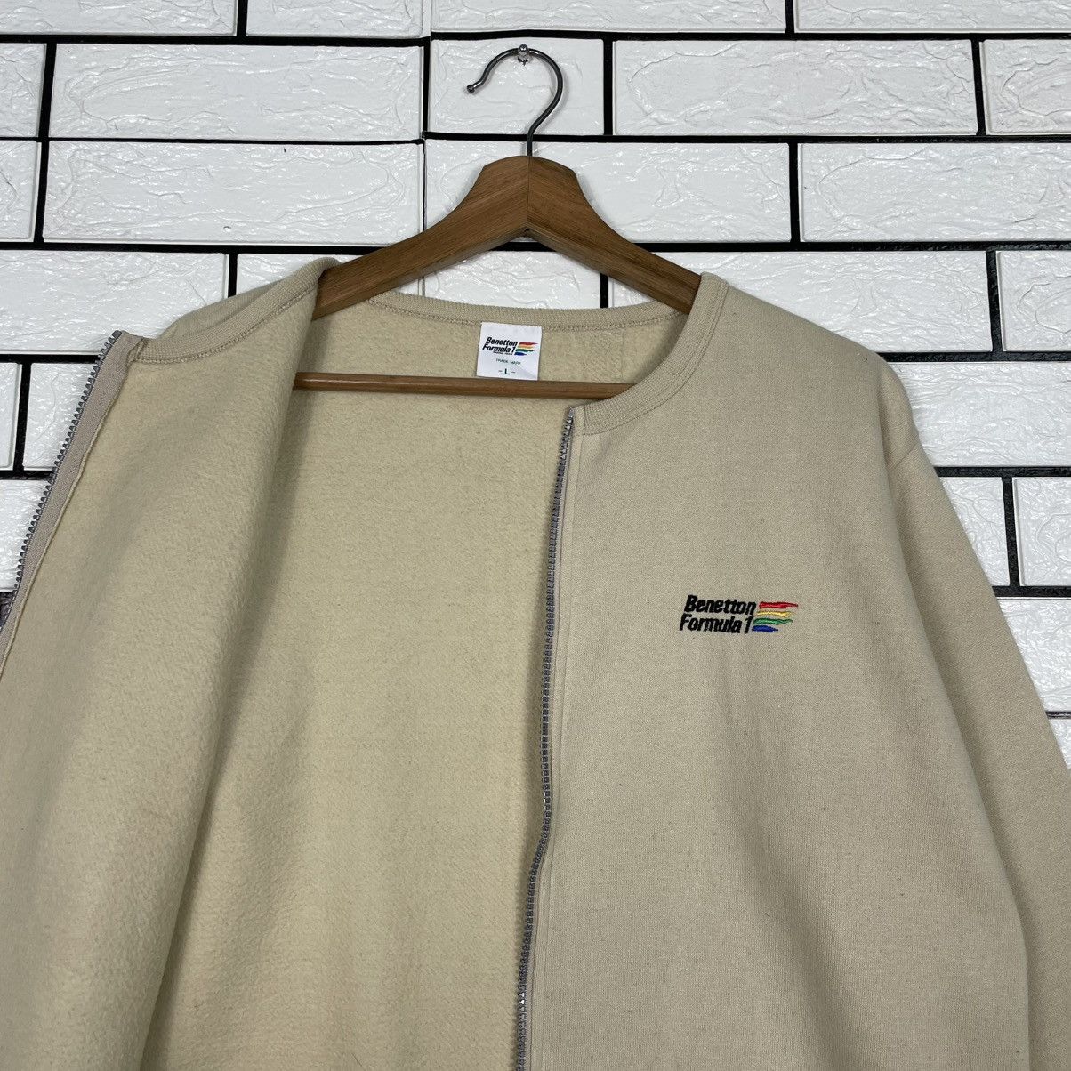 Benetton Benetton Formula One Zipper Sweater Size US M / EU 48-50 / 2 - 11 Thumbnail