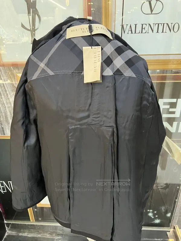 Burberry Burberry Black Wool Collar Coat for Women. Size M / US 6-8 / IT 42-44 - 5 Thumbnail