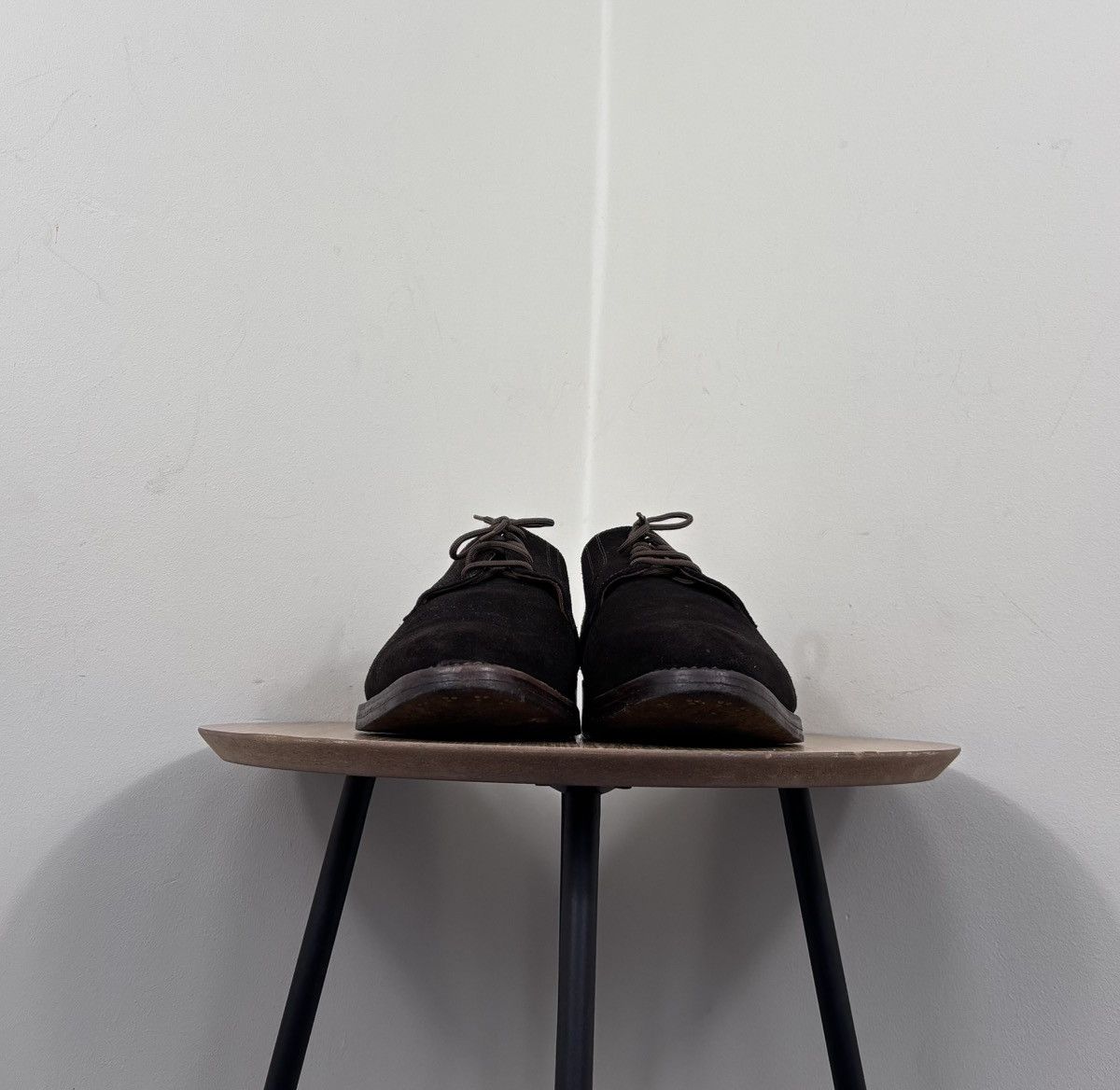 Heinrich Dinkelacker Heinrich Dinkelacker Men’s Dark Brown Suede Leather Shoes Size US 12 / EU 45 - 5 Thumbnail