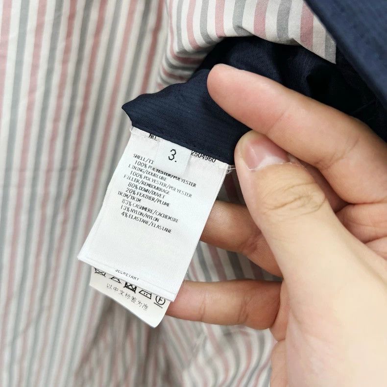 Thom Browne Thom Browne size3 Hit the color striped down jacket Size US L / EU 52-54 / 3 - 8 Thumbnail