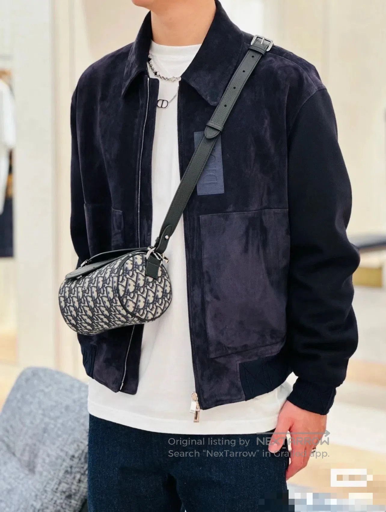 Dior Dior Oblique Suede Jacket. Size US L / EU 52-54 / 3 - 9 Thumbnail