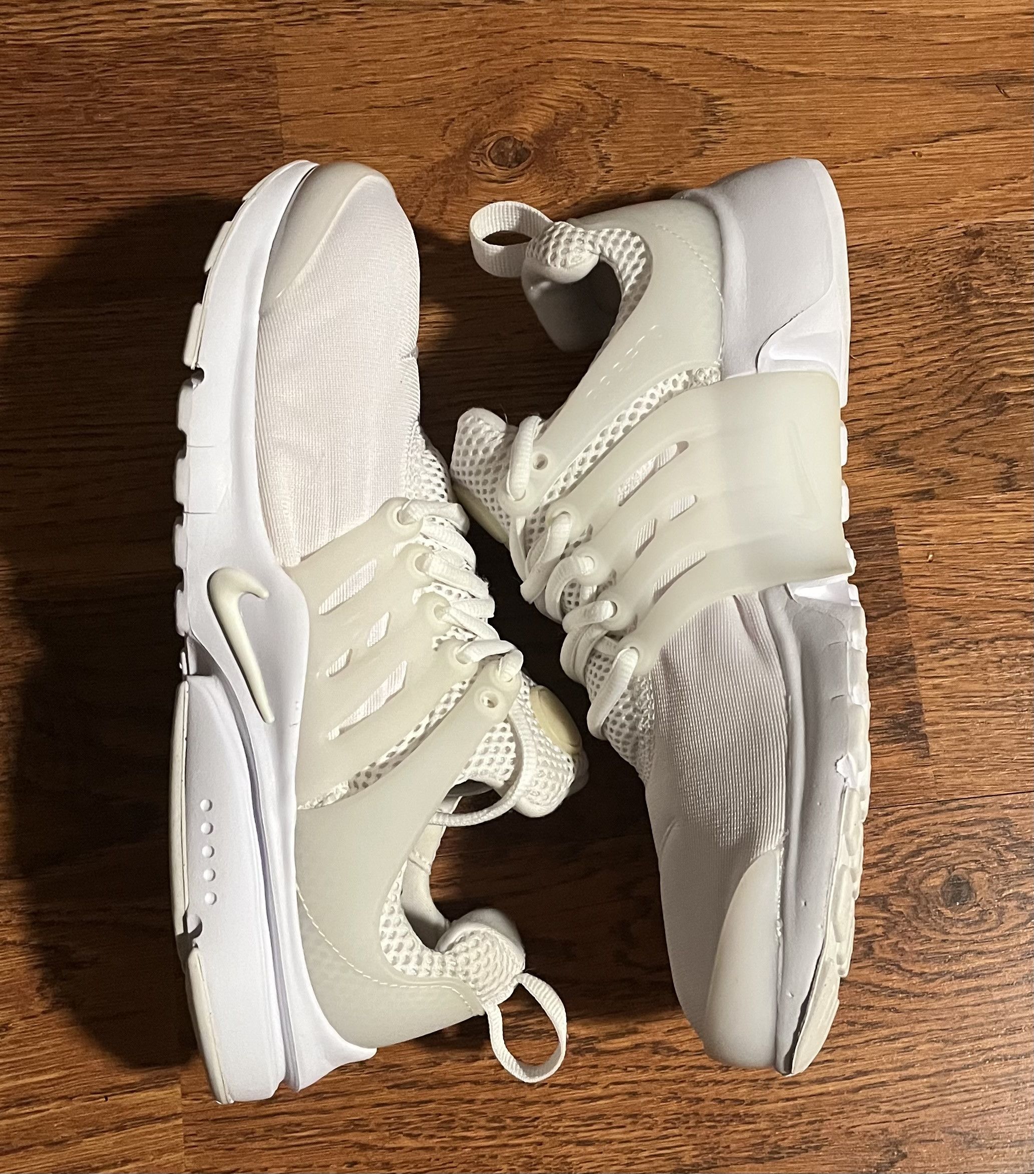 Nike Nike Air Presto Triple White Sneakers Size US 7 / EU 40 - 4 Thumbnail