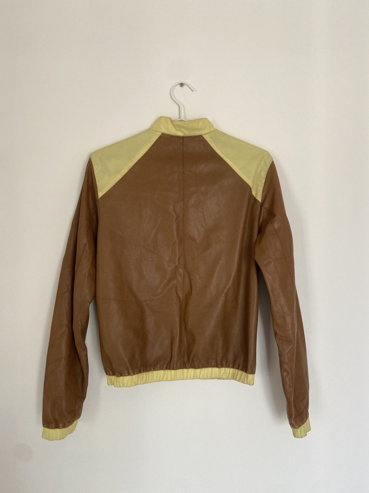 Miu Miu 90s MIU MIU Leather Bomber Size S / US 4 / IT 40 - 2 Thumbnail