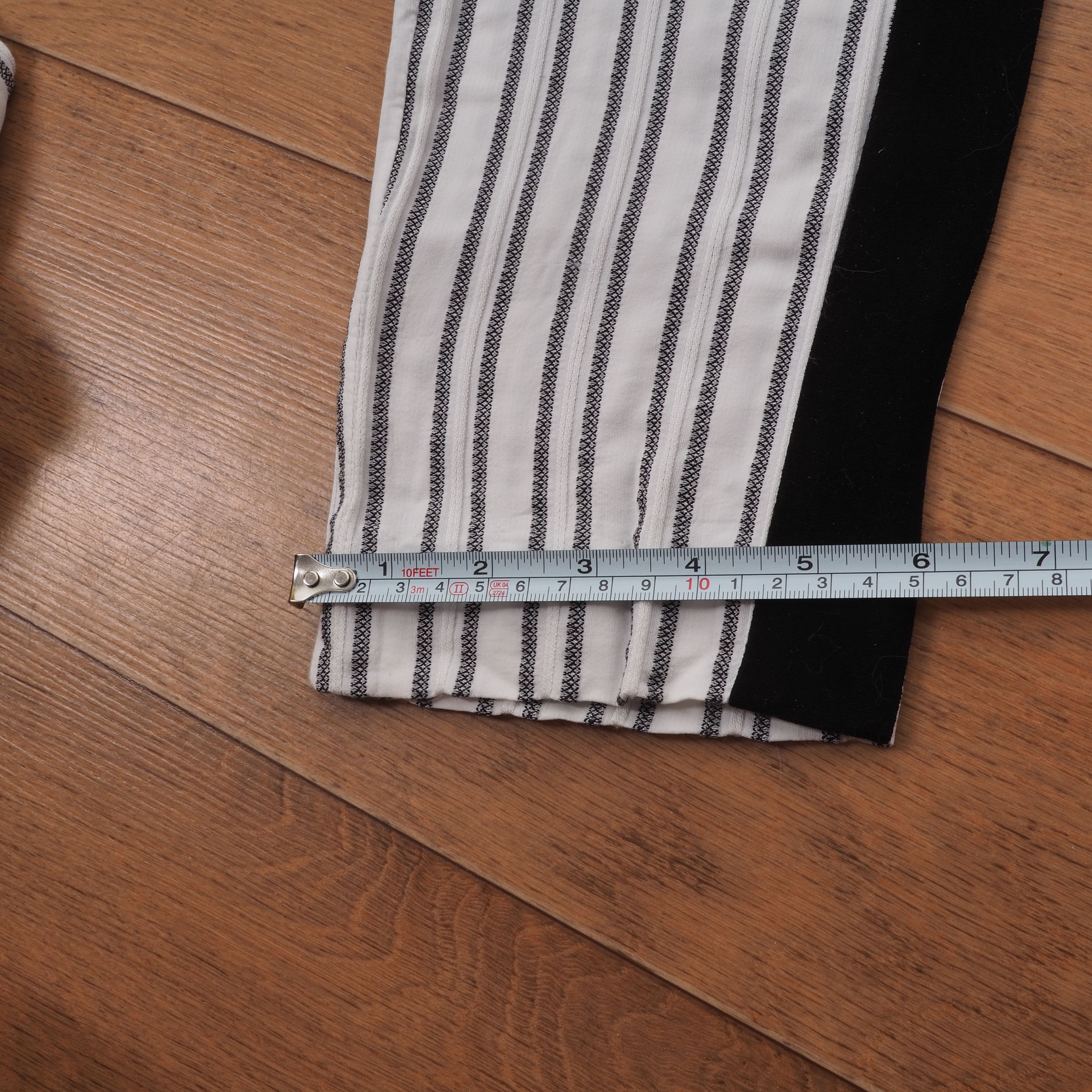 Maje Maje Paris Women Ferre Striped Straight Leg Woven Pants Size 27" / US 4 / IT 40 - 12 Thumbnail