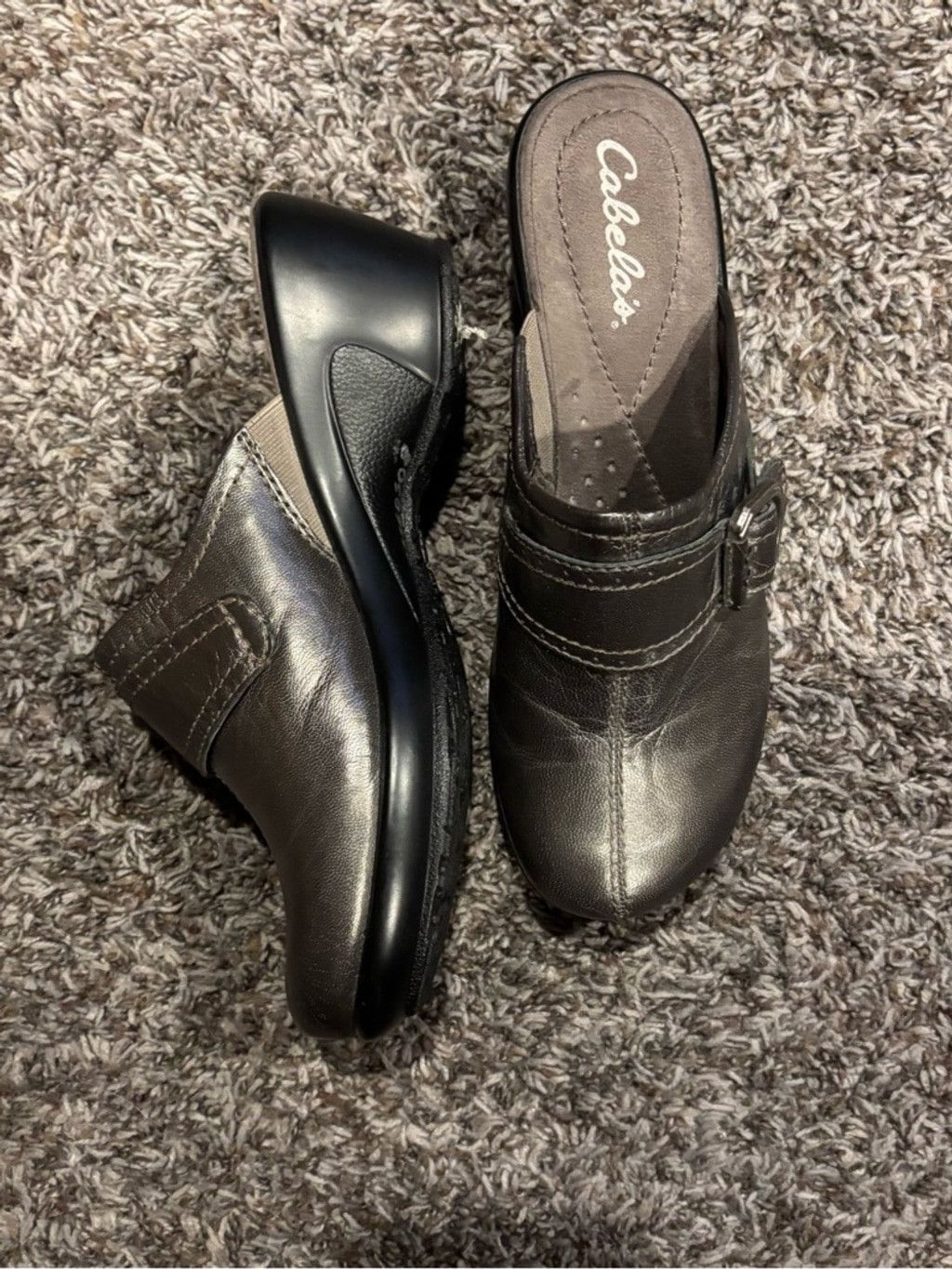 Cabelas Cabela's Women's Leather Slip-On Mule Size US 9.5 / IT 39.5 - 3 Thumbnail