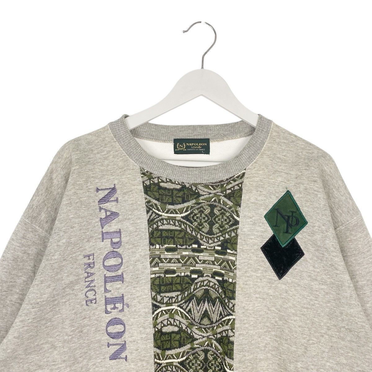 Other Vintage Napoleon France Sweatshirt Crewneck Grey Big Logo Size US L / EU 52-54 / 3 - 4 Thumbnail