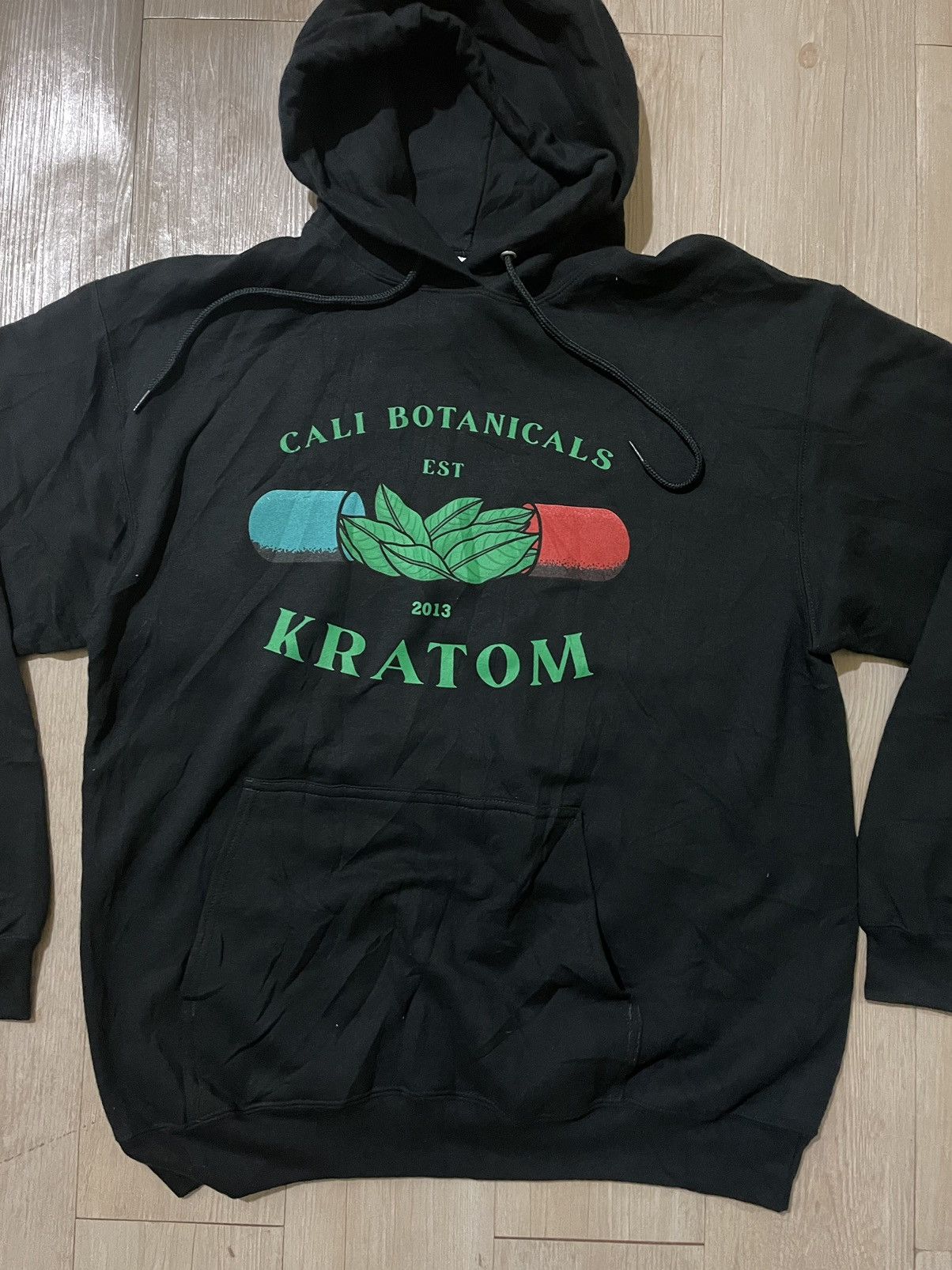 Designer Kratom Cali Botanicals Hoodie Marijuana Snoop Dogg Breakfast Size US L / EU 52-54 / 3 - 5 Thumbnail