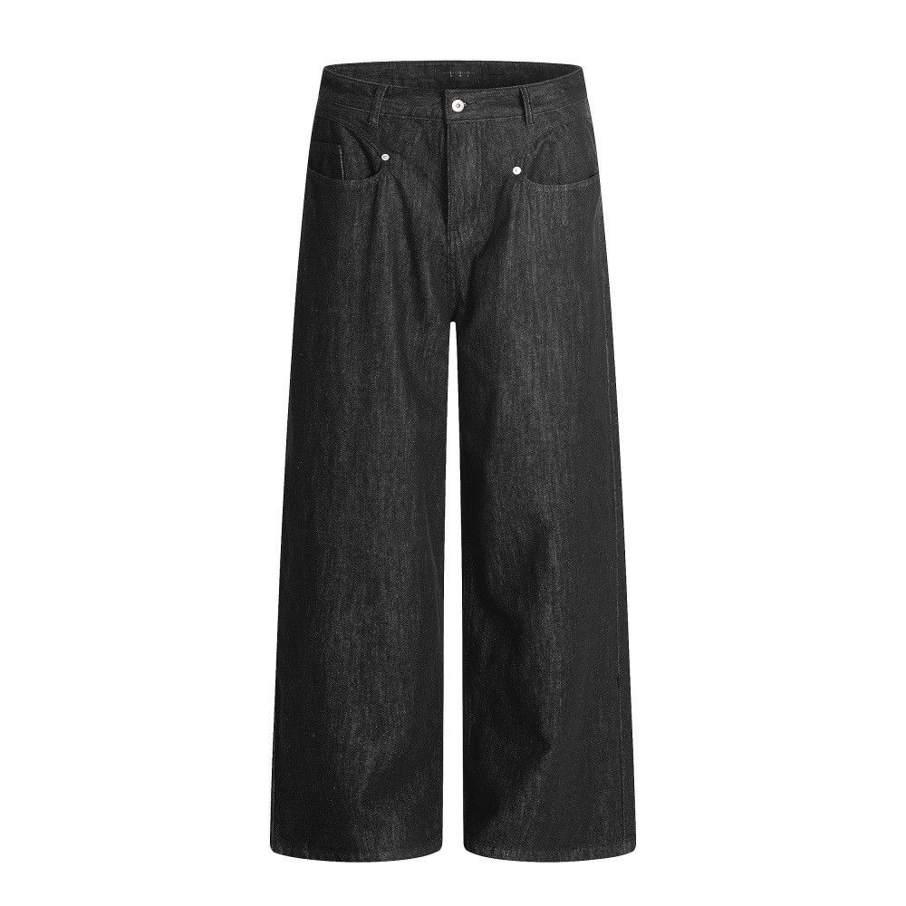 Japanese Brand × Jean Men's solid color all-match straight casual loose jeans Size US 32 / EU 48 - 1 Thumbnail