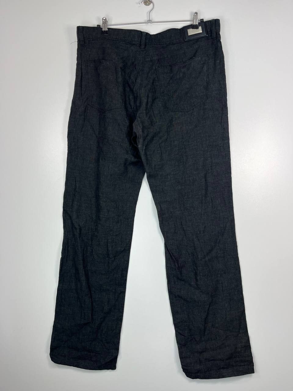 Hugo Boss Hugo Boss Black Linen Trousers Men’s Size W40 Size US 40 / EU 56 - 6 Thumbnail