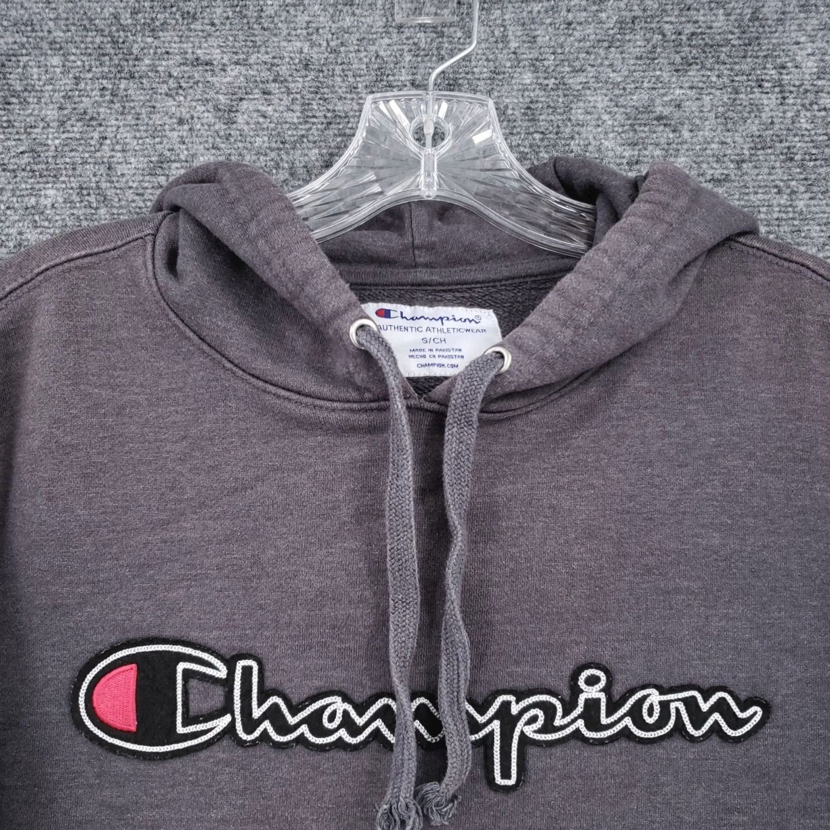Champion Champion Hoodie Mens Small Gray Sweatshirt Fleece Pullover Sweatshirt Pullover Hooded Size US S / EU 44-46 / 1 - 3 Thumbnail