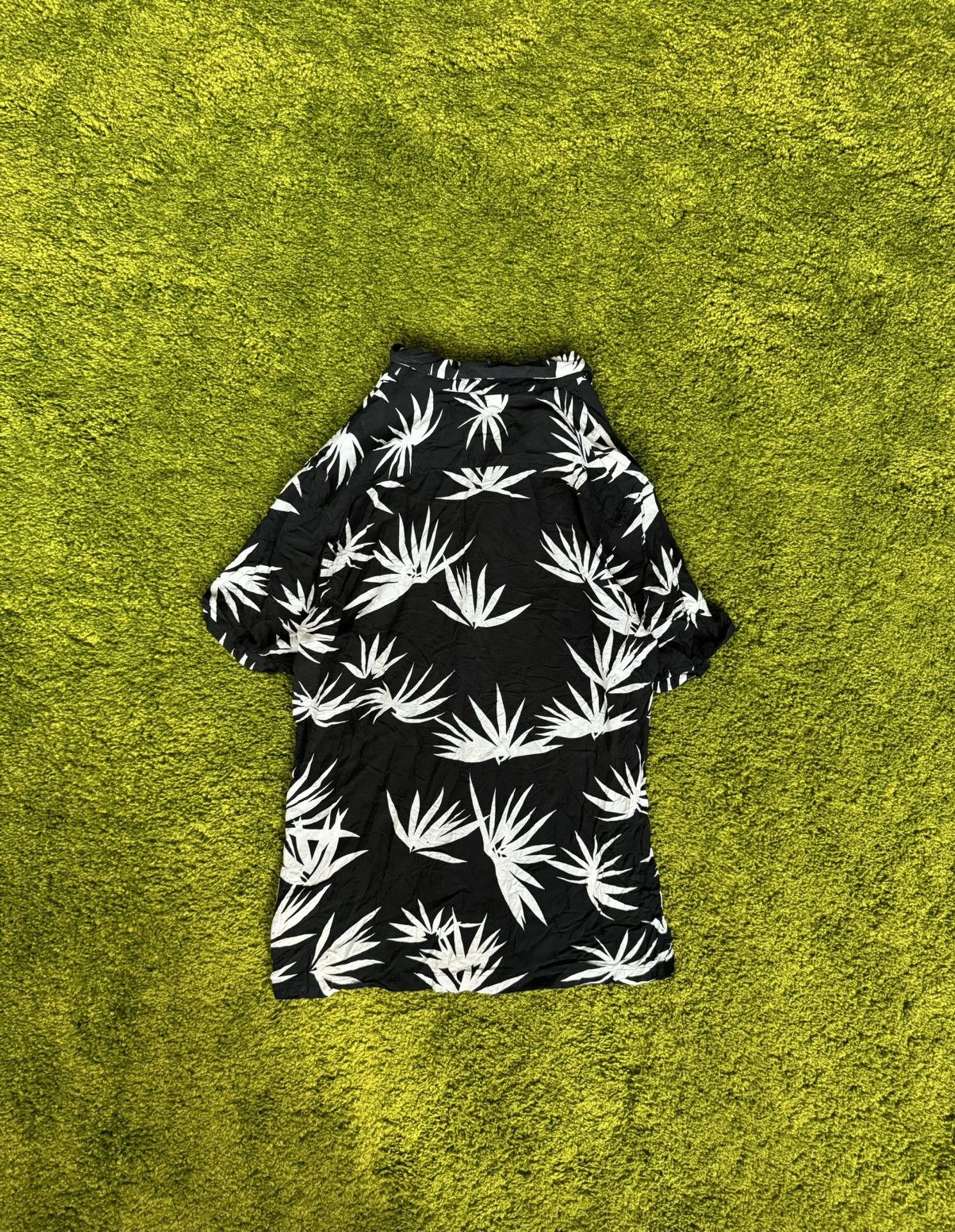 Allsaints × Designer AllSaints avant garde camp collar palms summer pattern shirt Size US M / EU 48-50 / 2 - 4 Thumbnail