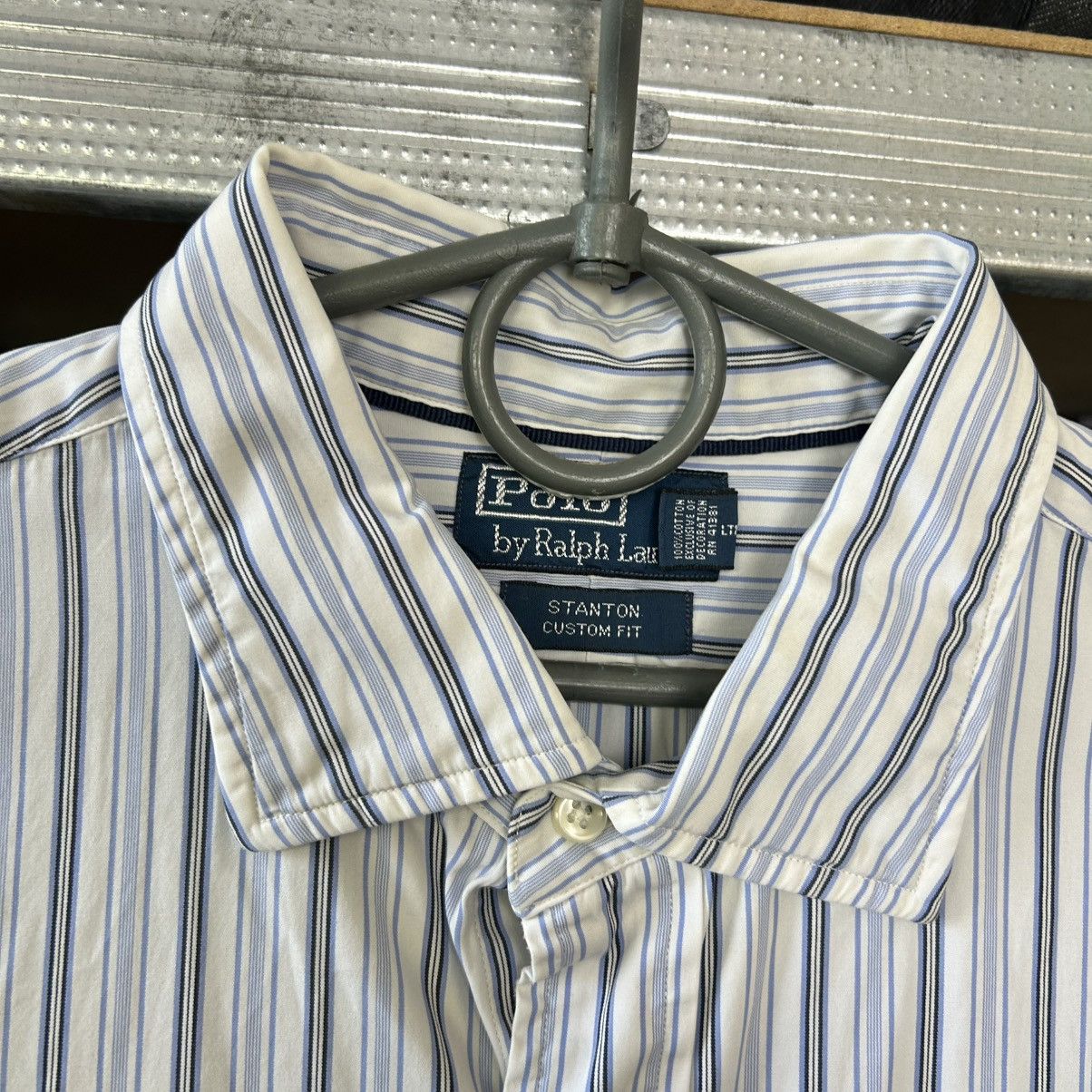 Polo Ralph Lauren Vintage Polo Ralph Lauren Small Pony basic button up shirt Size US XL / EU 56 / 4 - 4 Thumbnail