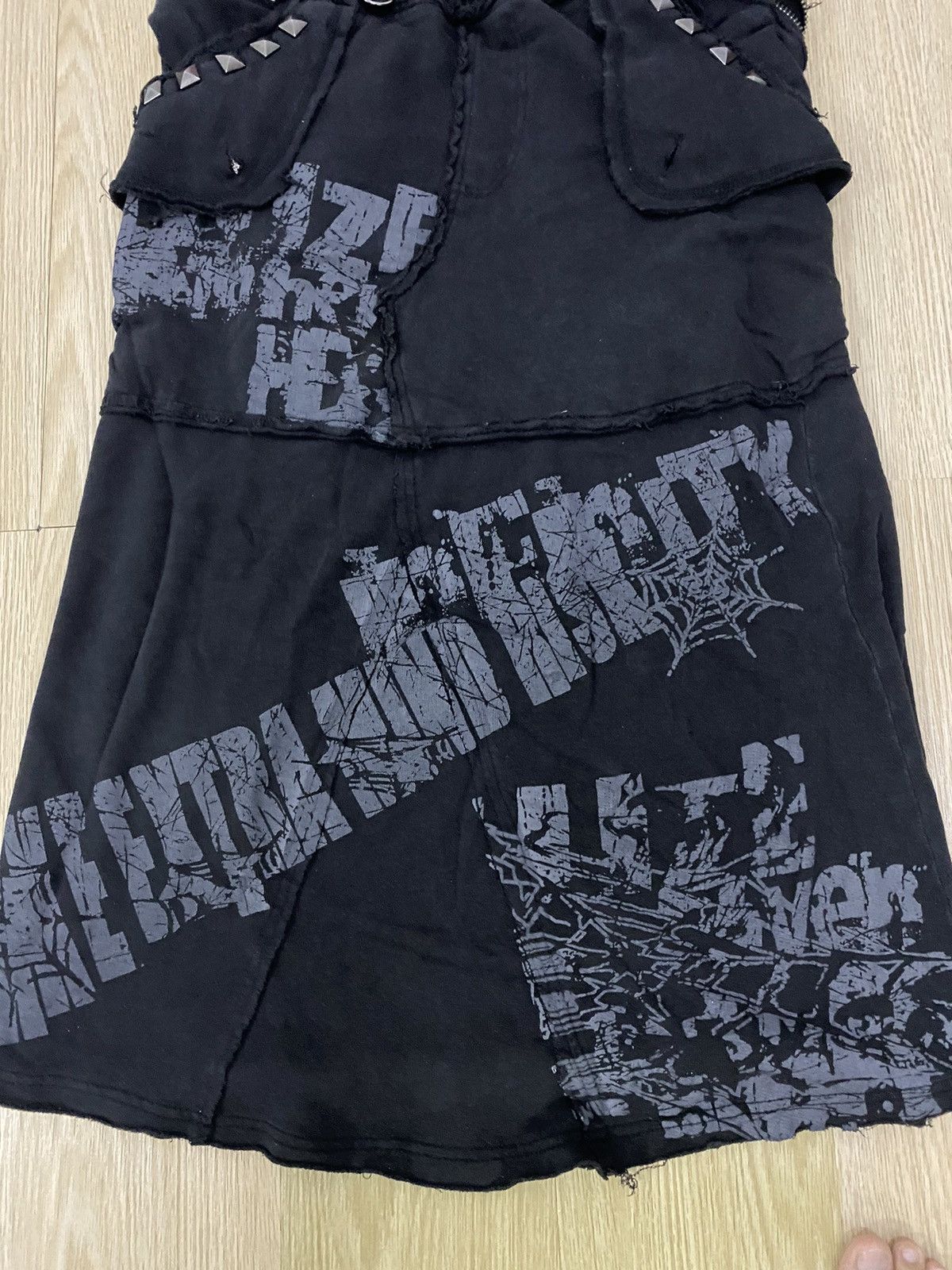 Japanese Brand Jackall punk sedtionaries skirt Size 28" / US 6 / IT 42 - 6 Thumbnail