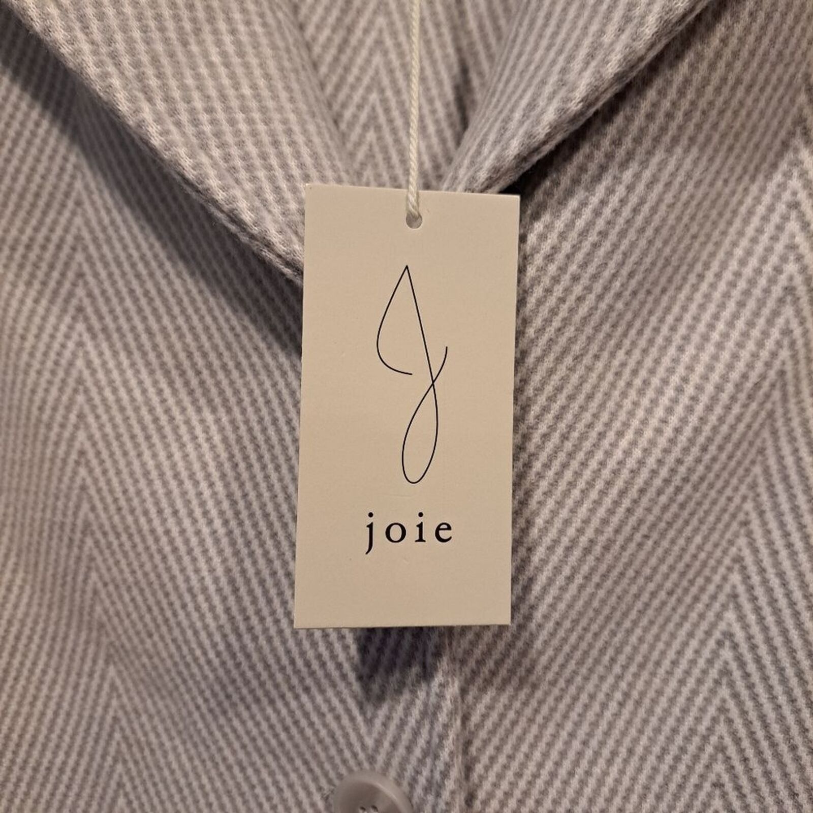 Joie Joie wool blend pea coat jacket collar chevron blue sz XL Size XL / US 12-14 / IT 48-50 - 6 Thumbnail