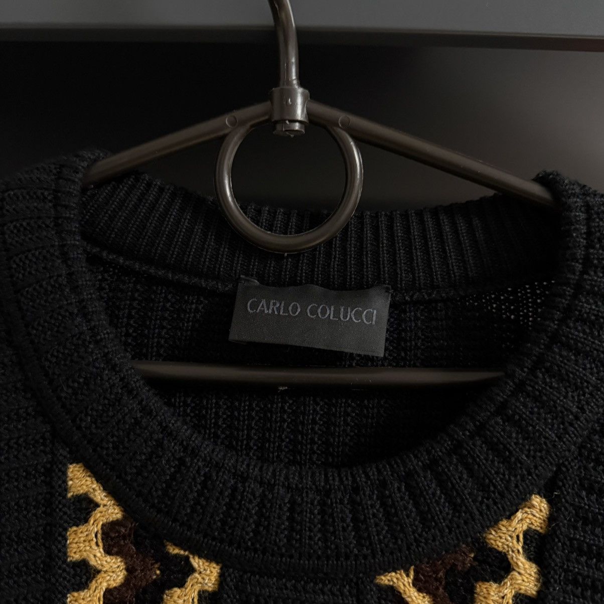 Carlo Colucci Vintage Coogi Style Sweater Carlo Colucci Size US M / EU 48-50 / 2 - 6 Thumbnail