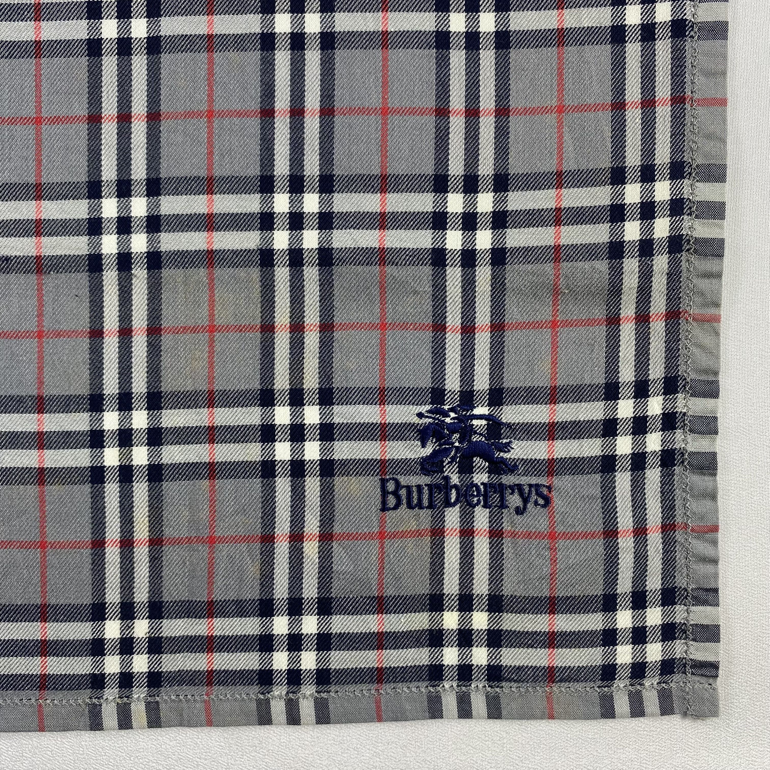 Burberry × Vintage Burberry Handkerchief / Neckerchief / Bandana-P1664 Size ONE SIZE - 3 Thumbnail