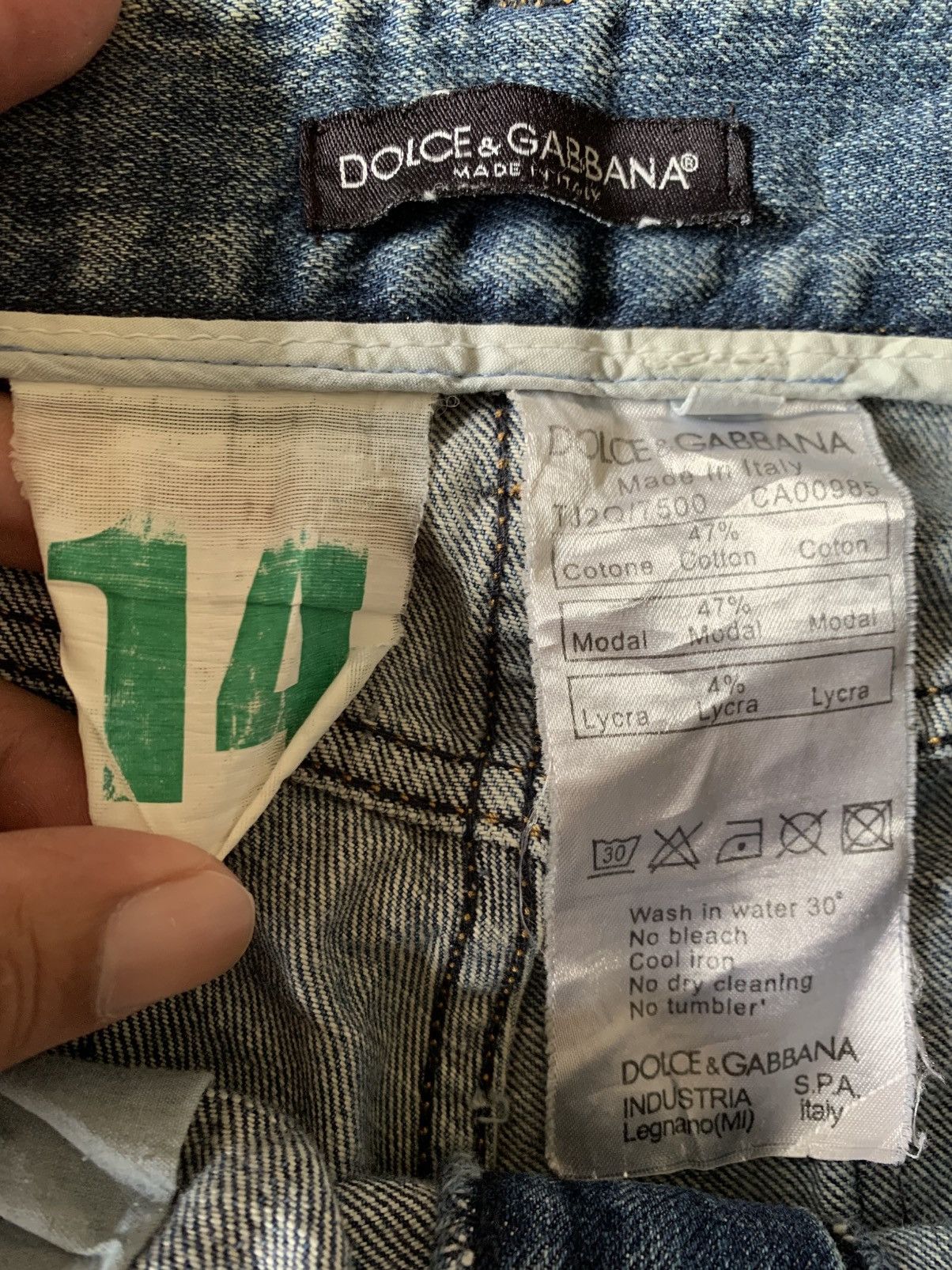 Dolce & Gabbana Dolce & Gabanna D&G jeans vintage designer y2k luxury italy Size US 32 / EU 48 - 4 Thumbnail
