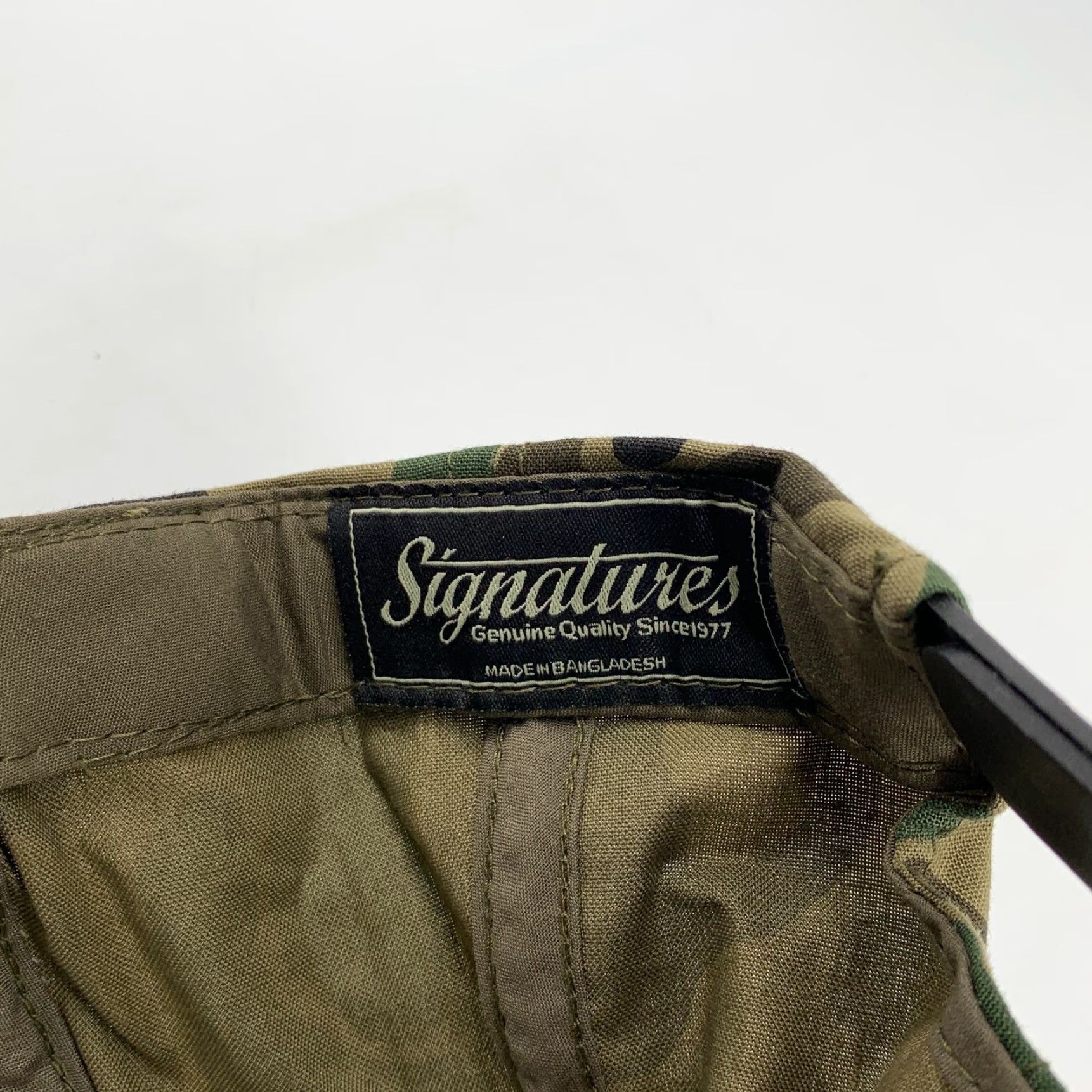 Vintage Signatures Men’s Green Camouflage Adjustable Snapback Hat - Bad To The Bone, Casual, Hunting, 1 Size, Green, Men, Snapback, Adjustable, Hat Size ONE SIZE - 5 Thumbnail