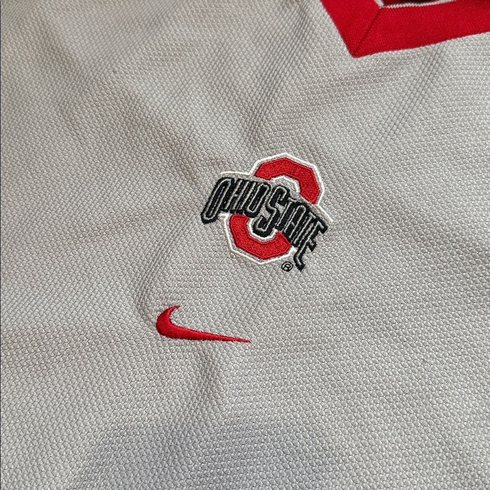 Nike 90s Nike Team Ohio State Center Swoosh Long Sleeve Size US XL / EU 56 / 4 - 3 Thumbnail