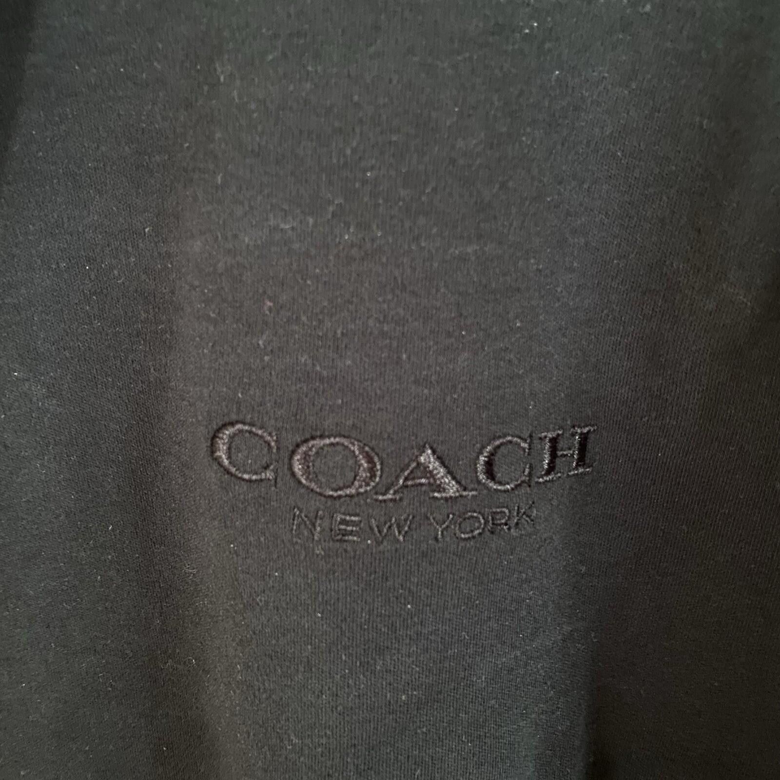 Coach NWT Coach Men's T Shirt In Organic Cotton Black Size M Size US M / EU 48-50 / 2 - 5 Thumbnail