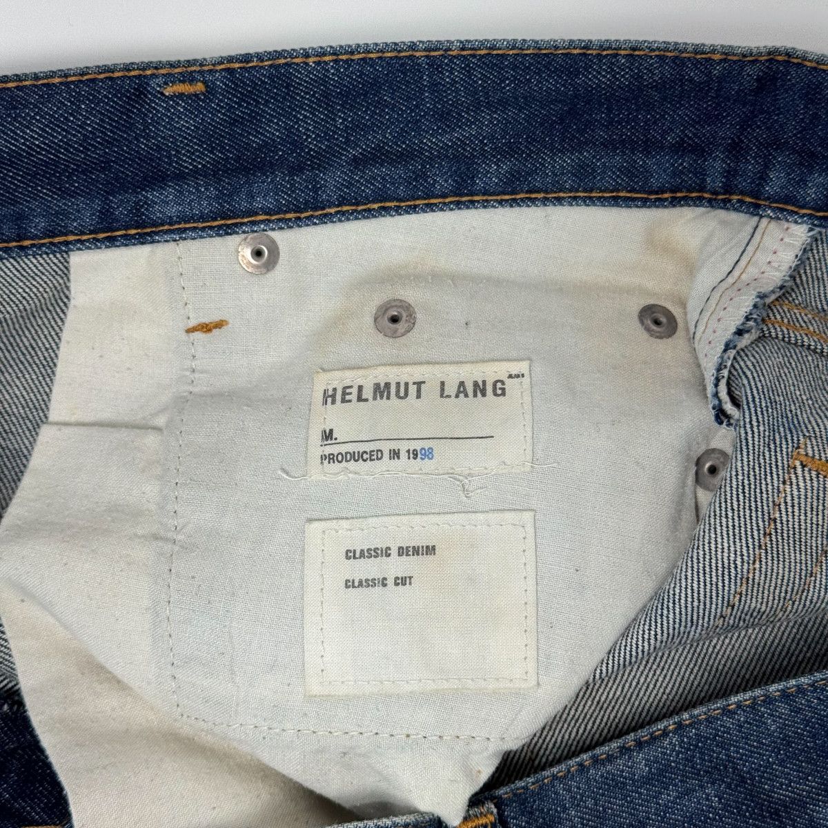 Helmut Lang HELMUT LANG JEANS 30-inch CLASSIC CUT PRODUCED IN 1998 Size US 30 / EU 46 - 2 Thumbnail