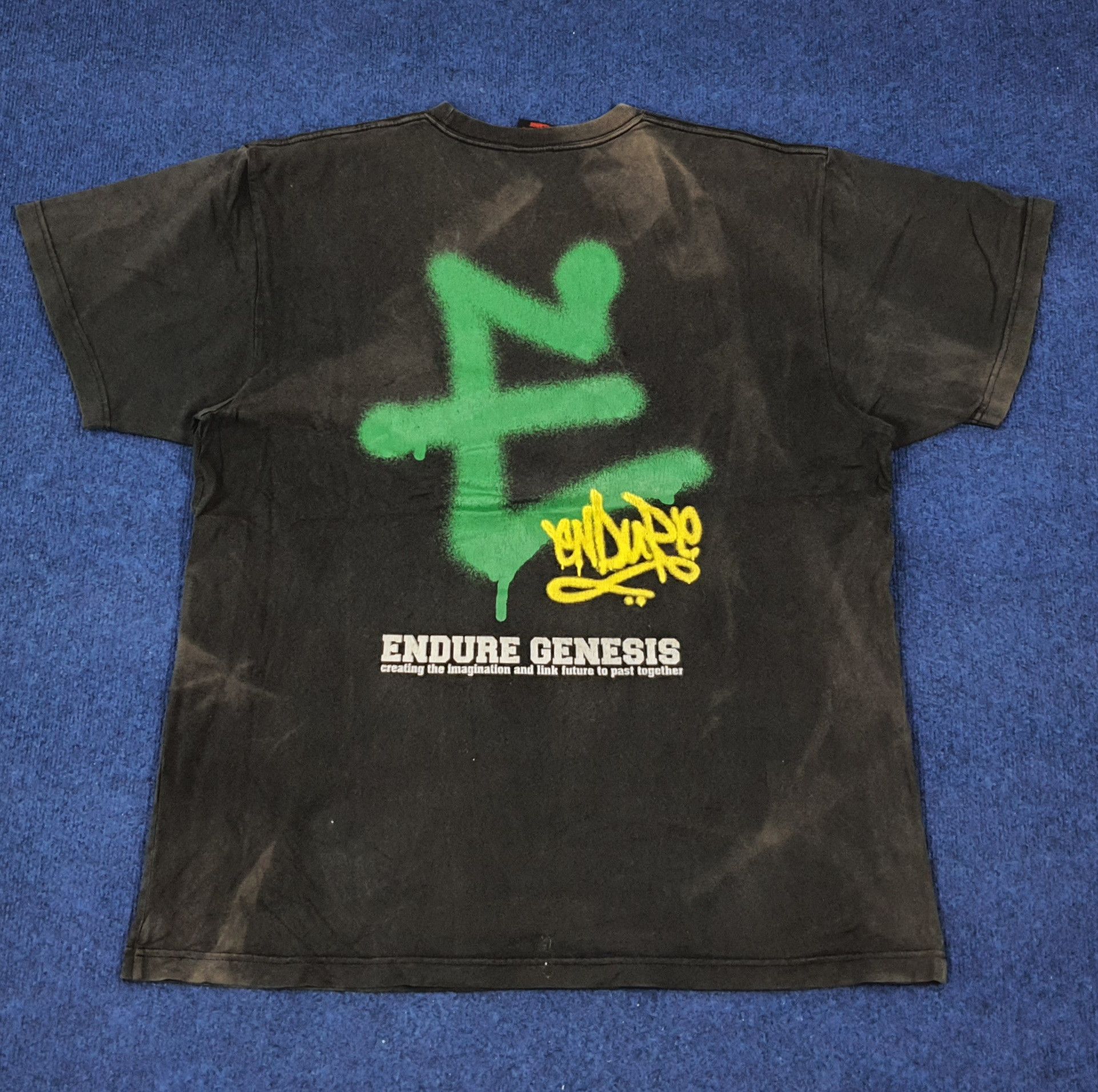 Vintage Vintage Endure Genesis EDG Skate Streetwear Tshirt Size US XL / EU 56 / 4 - 5 Thumbnail