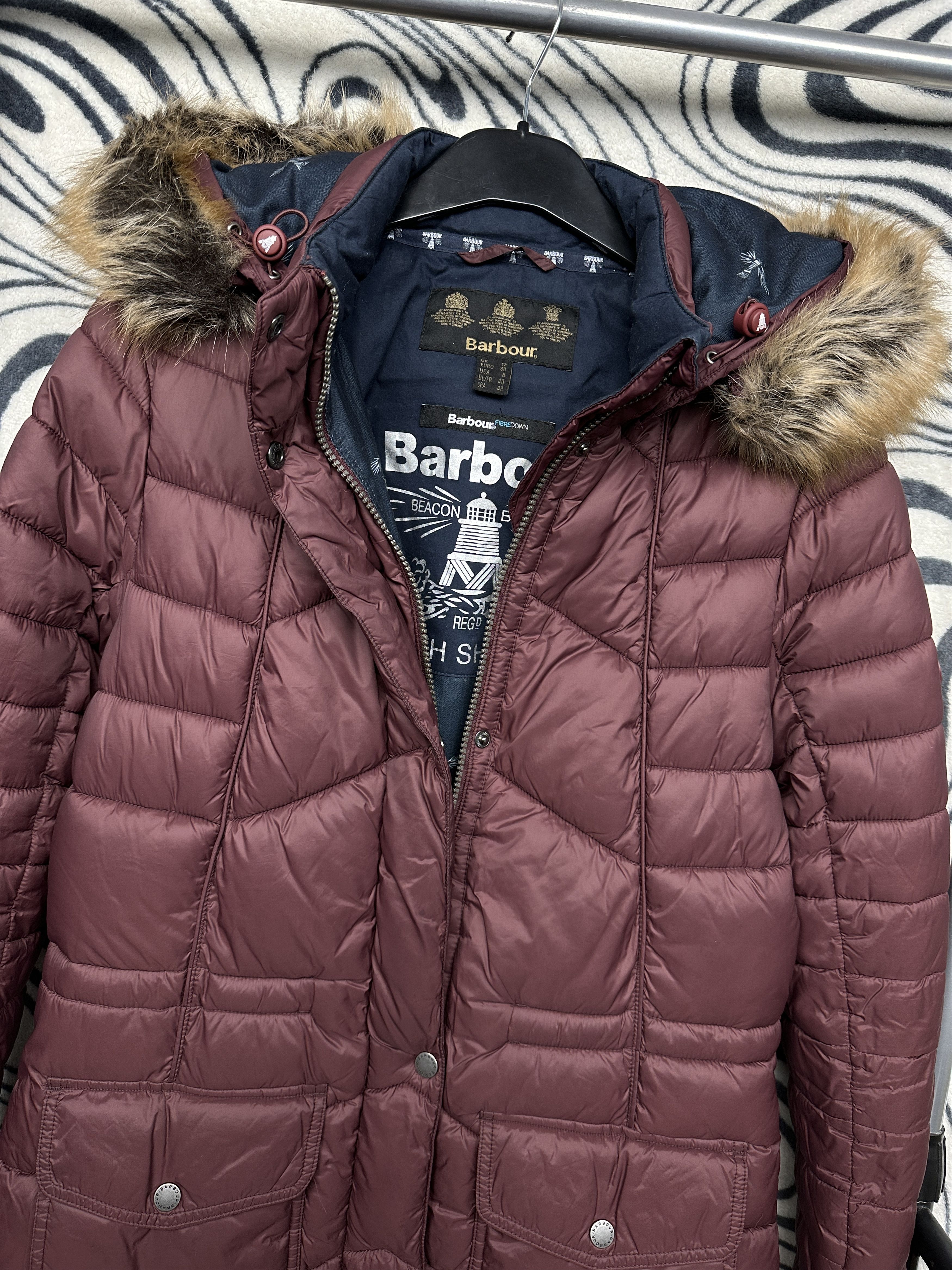 Barbour Barbour Womens Hamble Quilted Puffer Jacket Size M / US 6-8 / IT 42-44 - 2 Thumbnail