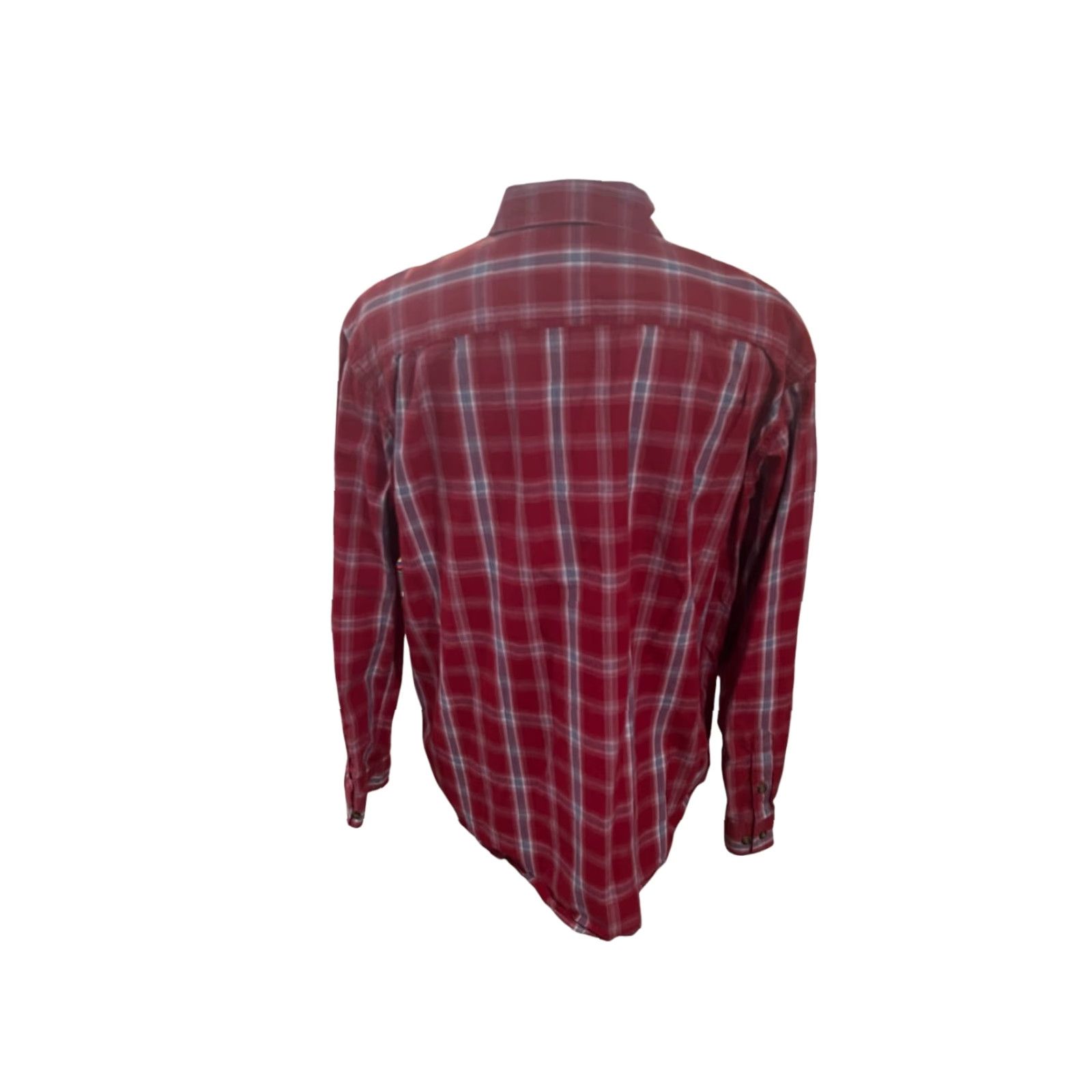 Carhartt Carhartt Mens XL Red Plaid Long Sleeve Button Up Shirt Relaxed Fit EUC Size US XL / EU 56 / 4 - 2 Thumbnail