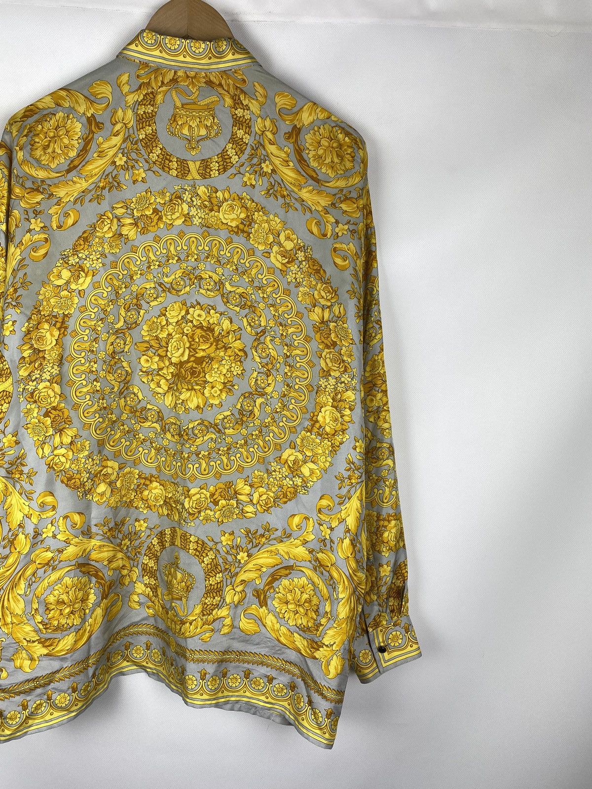 Versace Gianni Versace 90s Barocco pattern silk button up shirt Size US L / EU 52-54 / 3 - 16 Thumbnail