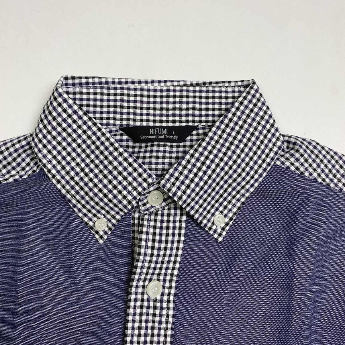 Issey Miyake Hifumi Two tone Double Pocket button shirt Size US L / EU 52-54 / 3 - 6 Thumbnail