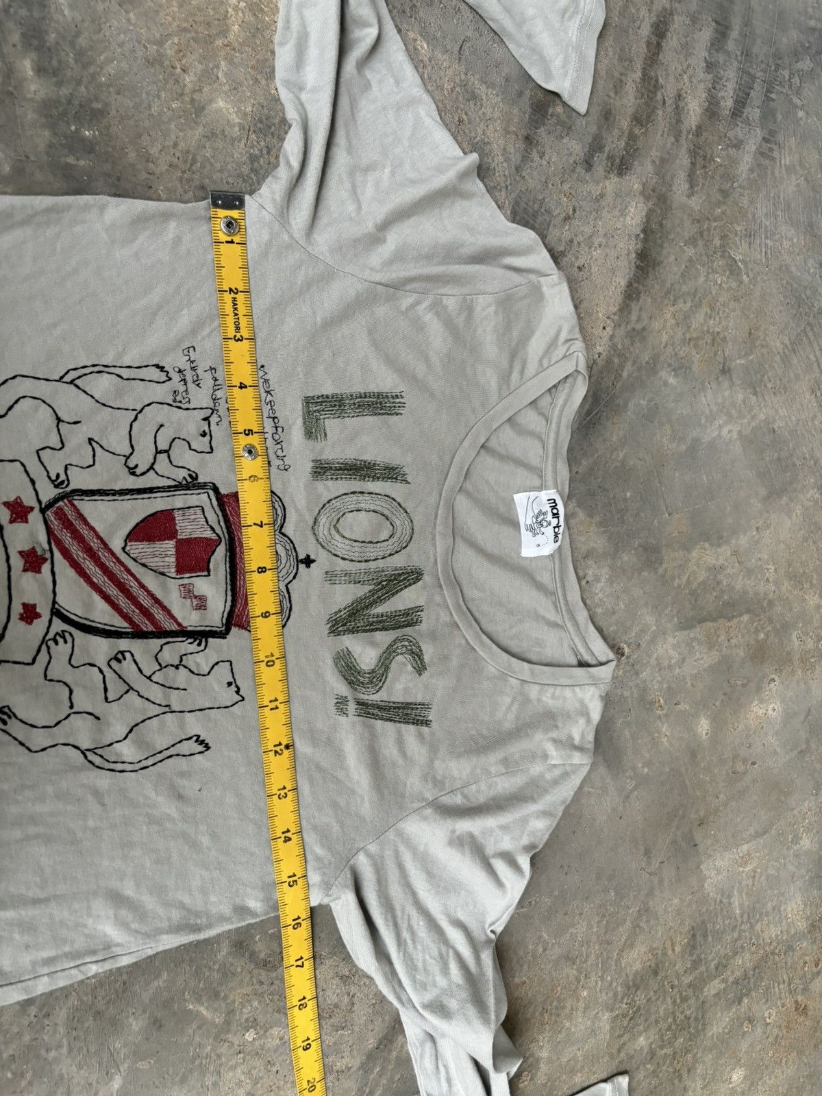 Hysteric Glamour Y2k Marble Lions University ifsixwasnine style Longsleeve Size US XL / EU 56 / 4 - 6 Thumbnail
