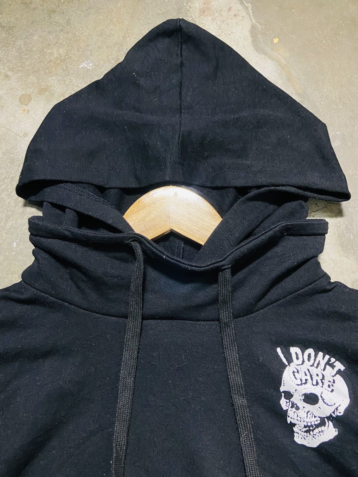 Seditionaries I Dont Care - Unbrand Cropped Gothic Punk Hoodie Size M / US 6-8 / IT 42-44 - 8 Thumbnail