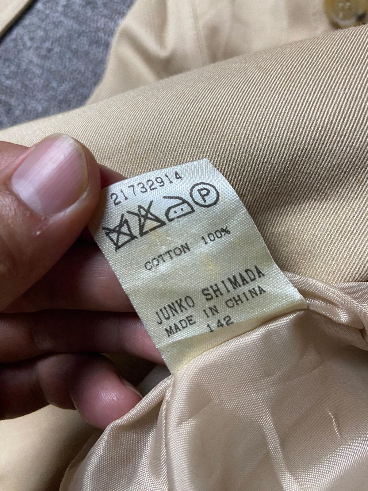 Japanese Brand × Junko Shimada × Vintage Vintage Junko Shimada Double Breasted Long Coat (130) Size US XXS / EU 40 - 8 Thumbnail