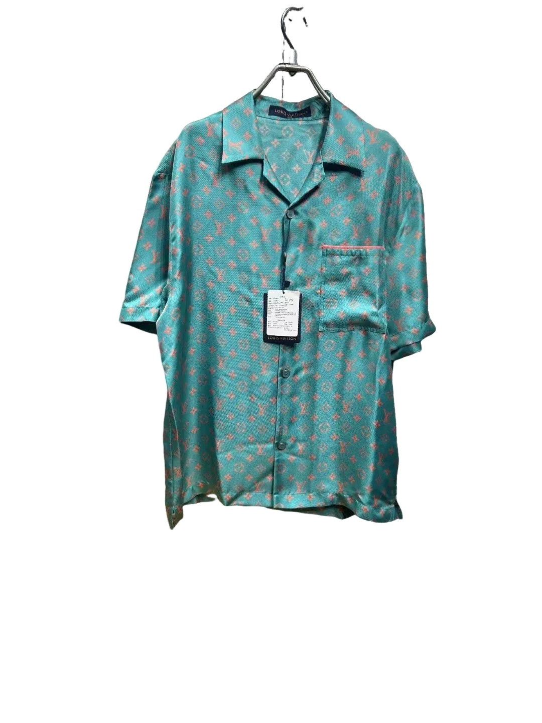 Louis Vuitton Louis Vuitton Monogram Silk Short Sleeve Shirt M Size US M / EU 48-50 / 2 - 1 Thumbnail