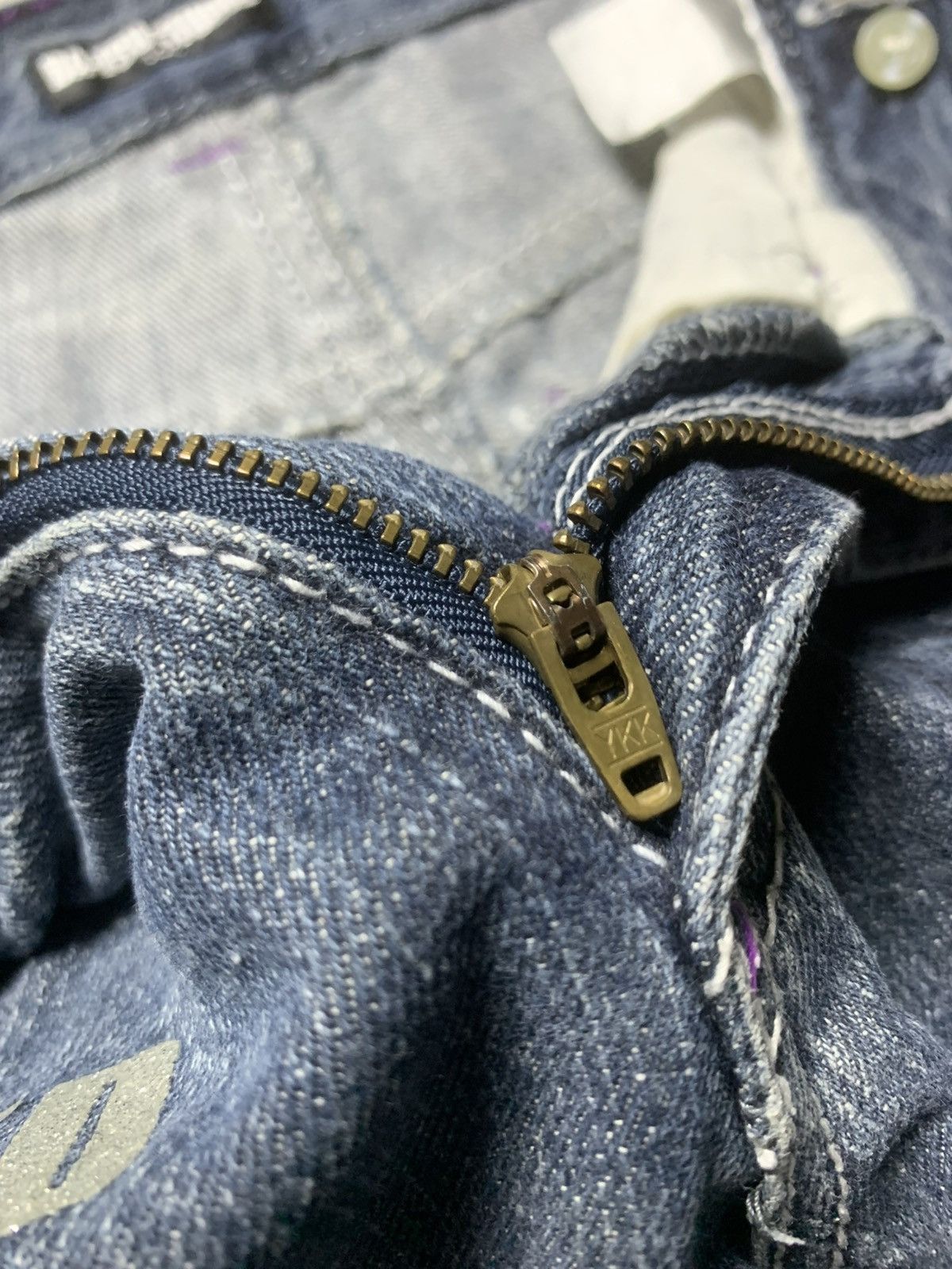 Japanese Brand 2000s Ba Tsu Studio - Rock Star Jeans DIY Paint-Splatter Size US 30 / EU 46 - 8 Thumbnail