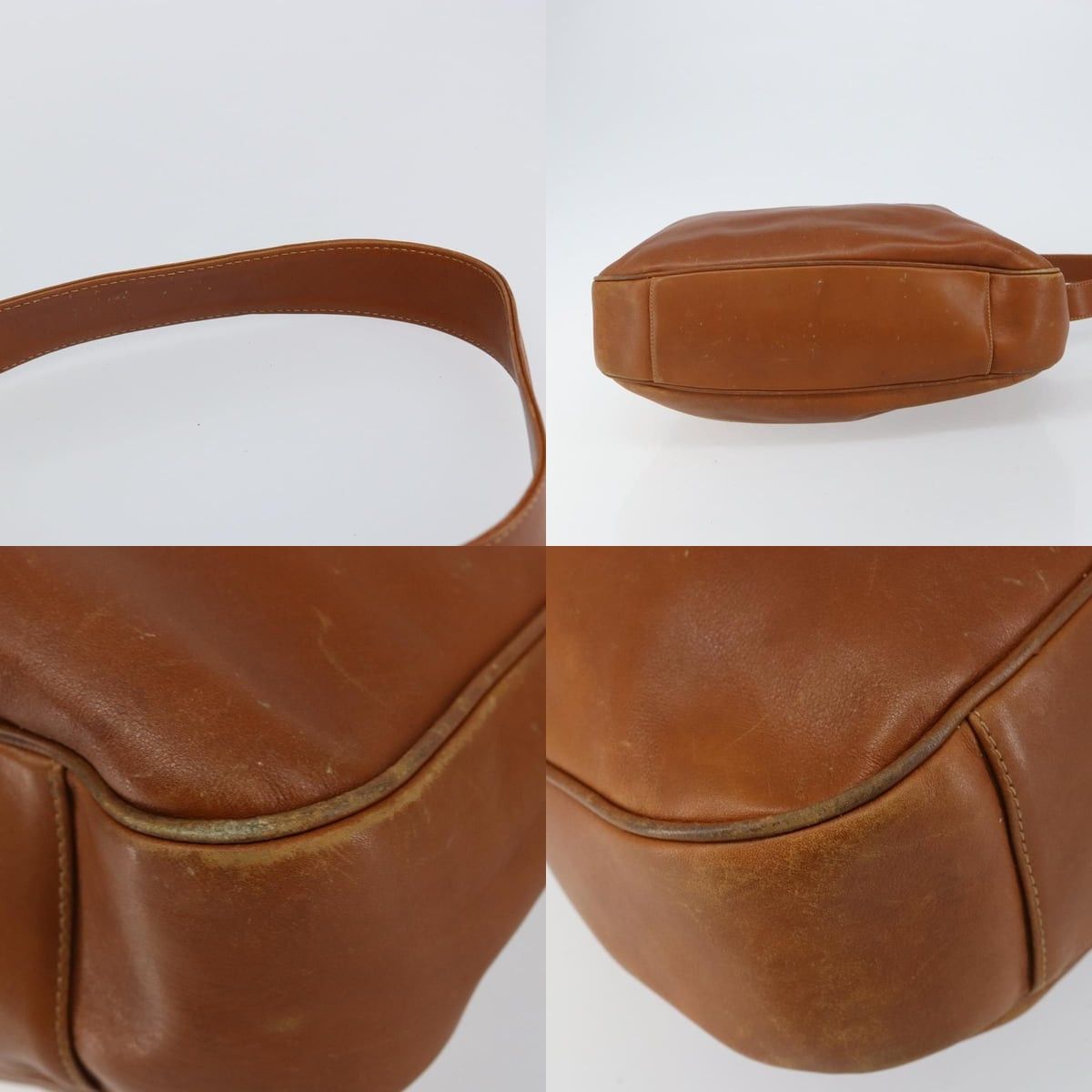 Gucci GUCCI Bamboo Handbag Leather Beige Silver 001 001 Size ONE SIZE - 10 Thumbnail