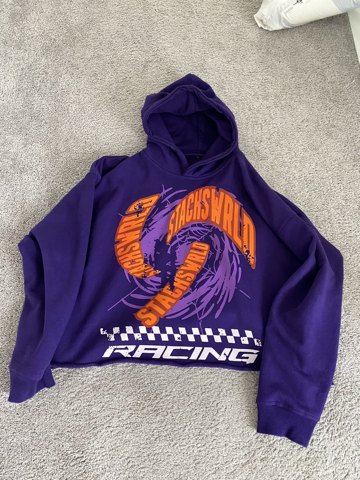 Other Stackswrld Cyclone Purple Hoodie Size Large Cropped Size US L / EU 52-54 / 3 - 1 Thumbnail