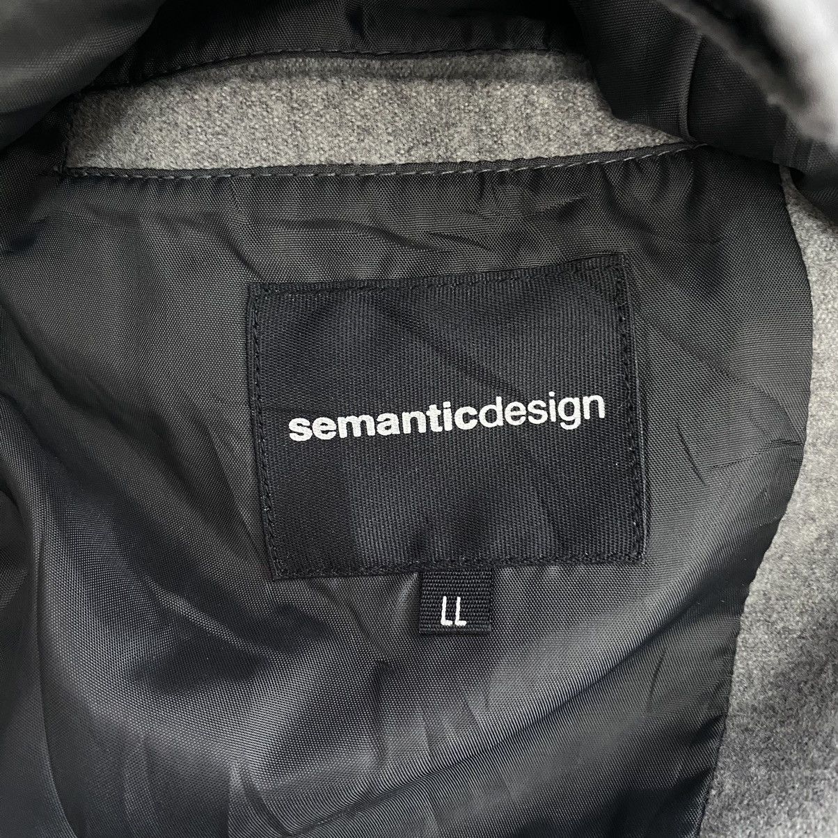 Japanese Brand × semanticdesign SEMANTIC DESIGN Punk Japanese Brand Grey Coat Size L / US 10 / IT 46 - 6 Thumbnail