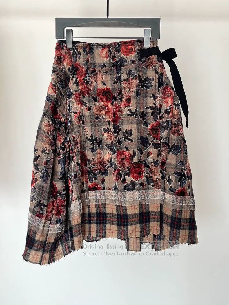 Comme des Garcons Comme des Garcons size M Rose Plaid Skirt Size 23" - 4 Thumbnail
