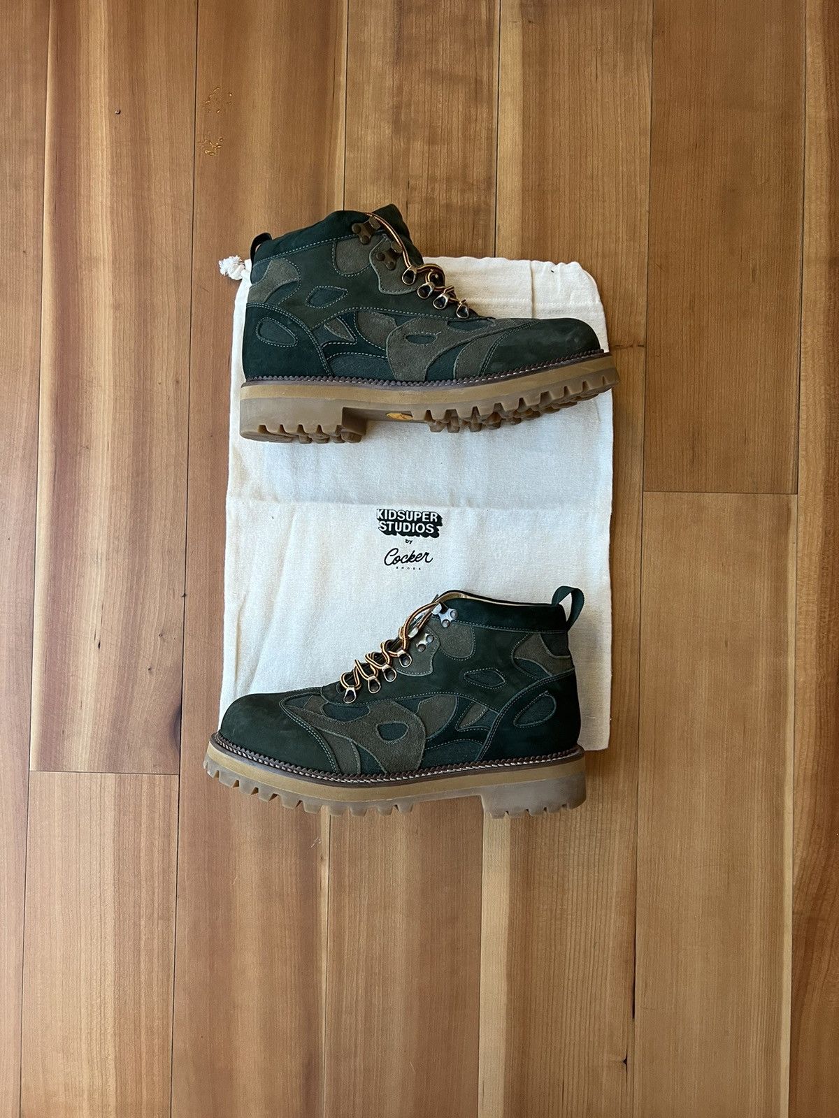 image of Kidsuper Studios Boots Green, Men's (Size 11)
