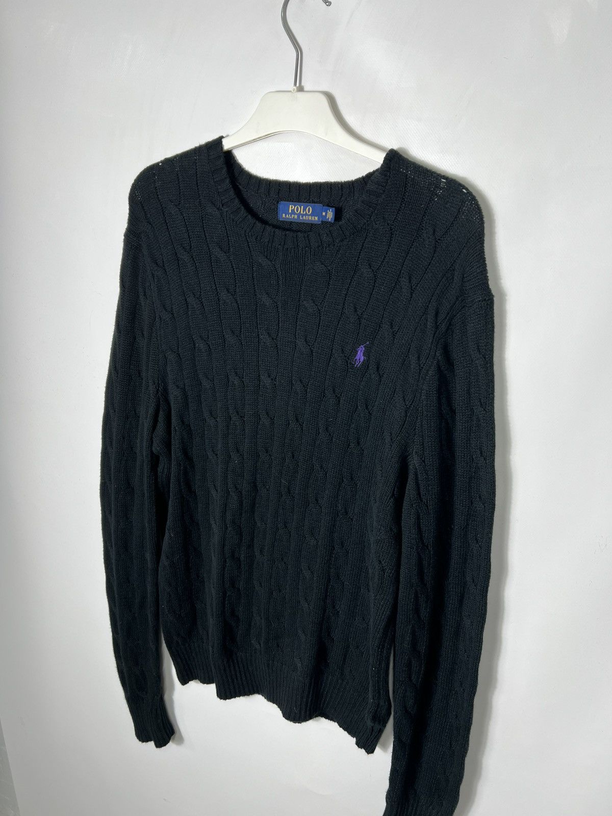 Polo Ralph Lauren Vintage streetwear hype Polo Ralph Lauren Cable Knit Sweater Size US M / EU 48-50 / 2 - 2 Thumbnail