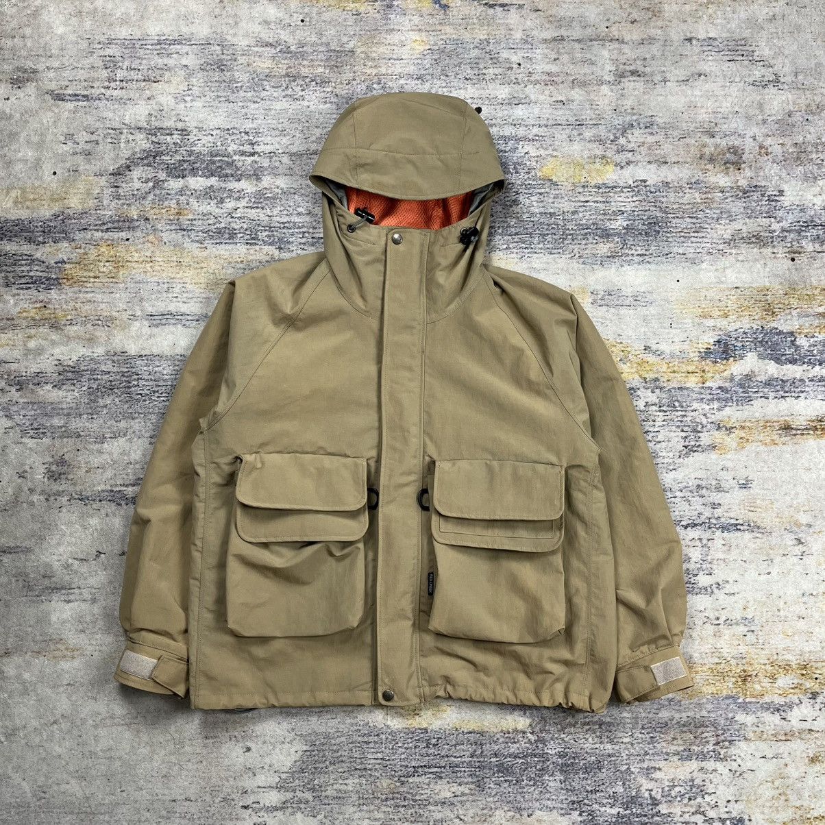 ジャケット・アウター 2002 Patagonia SST Fishing Jacket Beige VINTAGE PATAGONIA SST DEEP WADING FLY FISHING JACKET MENS